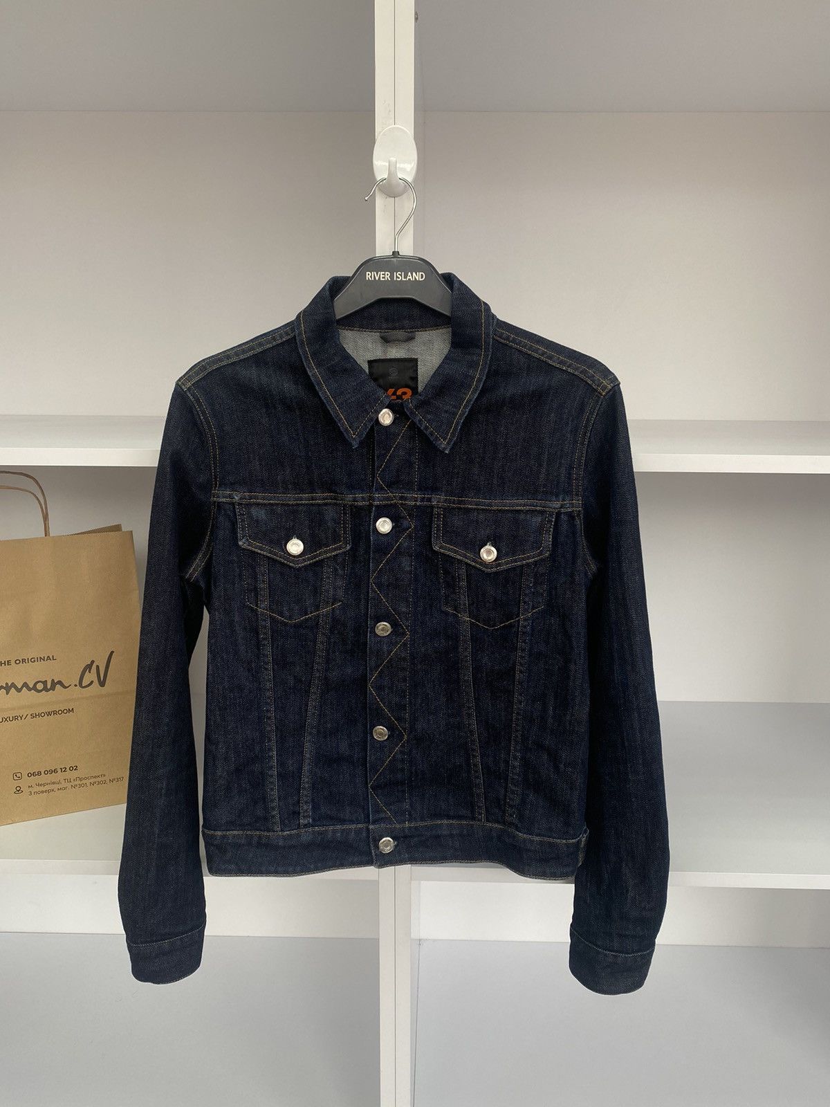 Vintage × Y-3 × Yohji Yamamoto Vintage Y-3 Women’s Denim Jeans Jacket Size L / US 10 / IT 46 - 3 Thumbnail