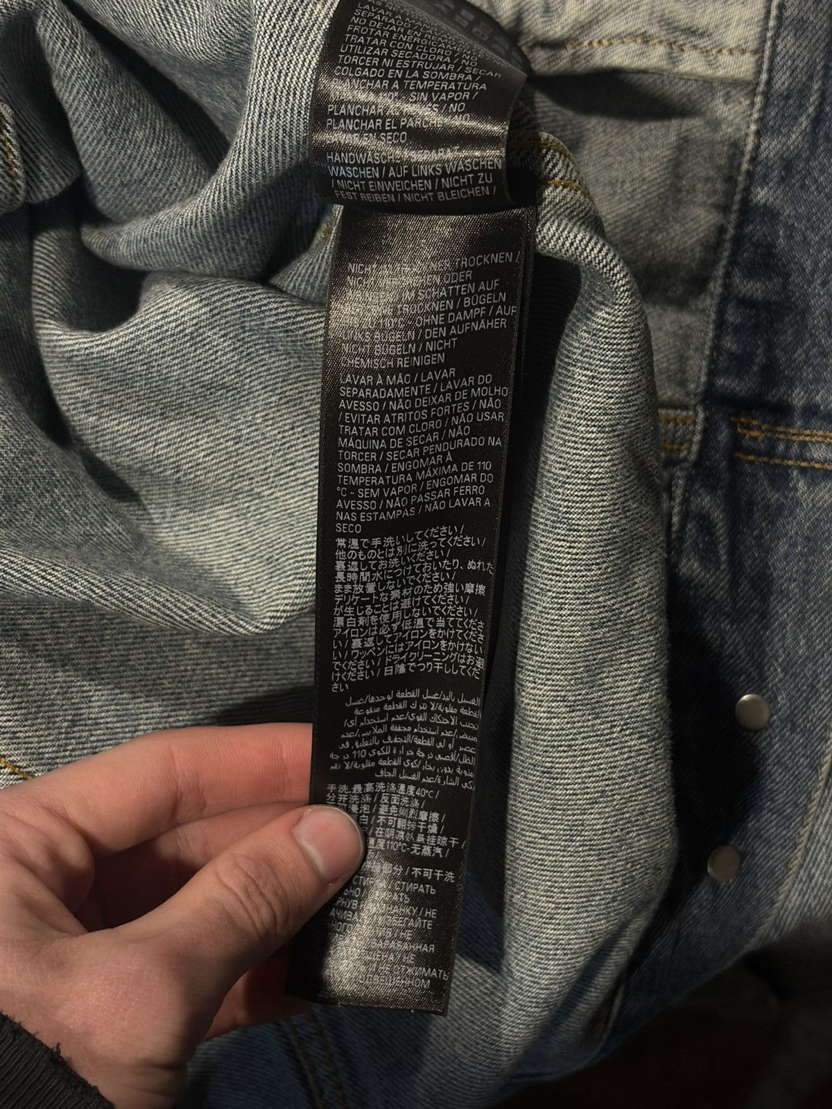 Balenciaga balenciaga campaign gaffer denim jacket Size US L / EU 52-54 / 3 - 9 Thumbnail