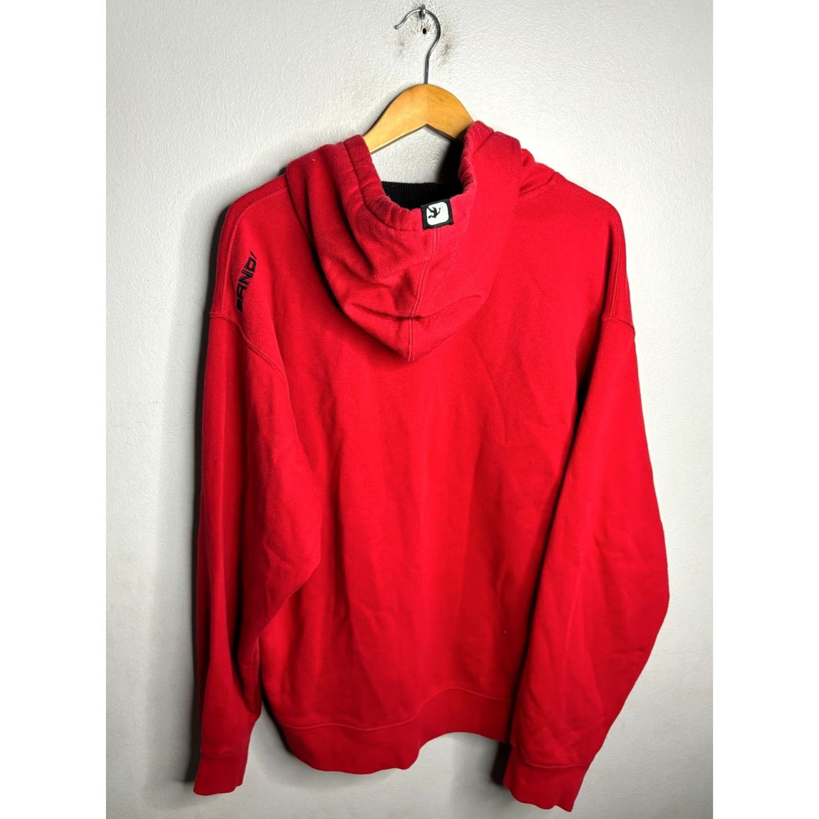 Vintage VINTAGE AND1 Pullover Hoodie Mens XL Red Y2K Grunge Punk Skull Gothic 1659 Size US XL / EU 56 / 4 - 4 Thumbnail