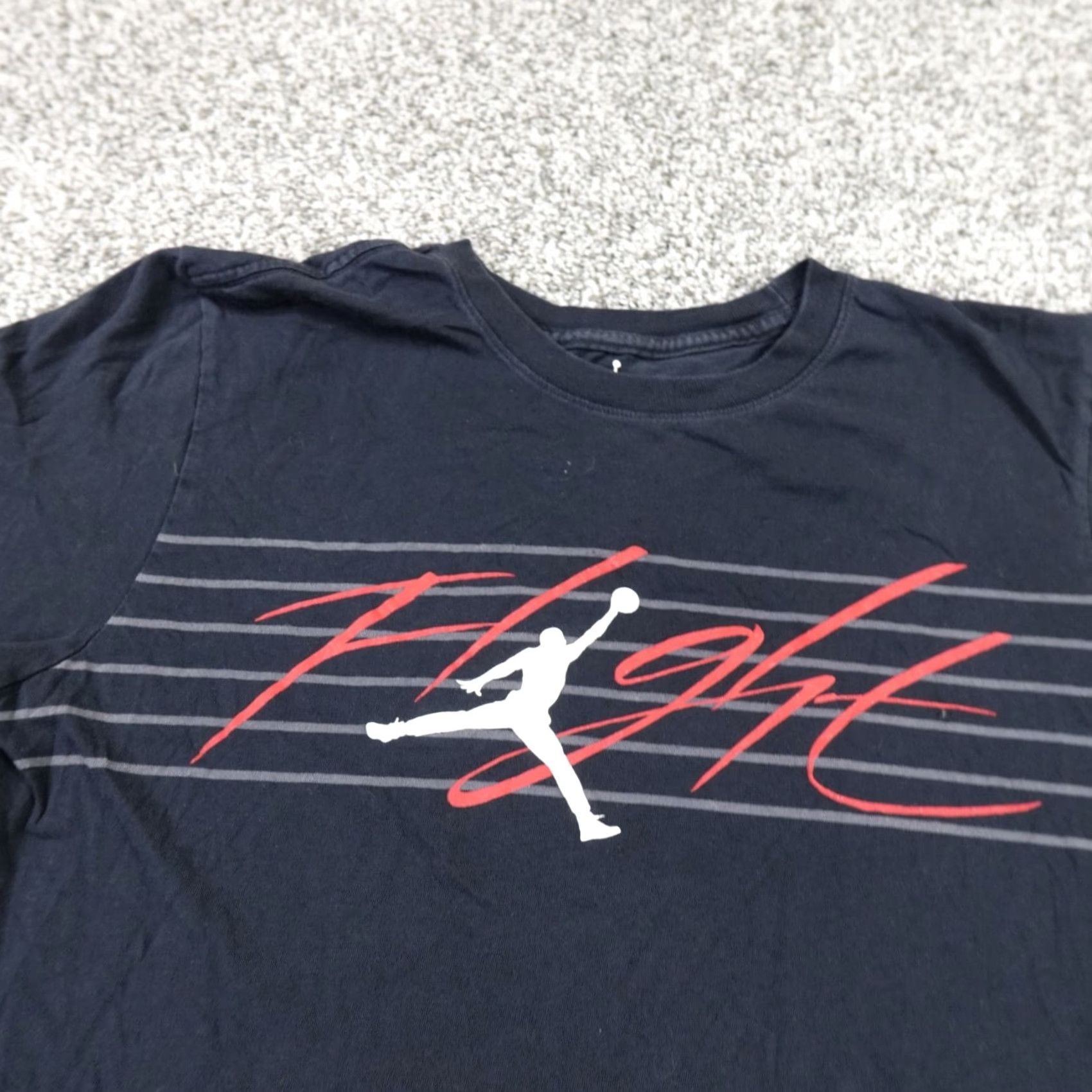 Jordan Brand Jordan Shirt Mens S Black Flight Spellout Jumpman Graphic Logo MJ 23 Basketball Shirt Mens S Black Flight Jumpman Graphic Logo MJ 23 Basketball Size US S / EU 44-46 / 1 - 3 Thumbnail