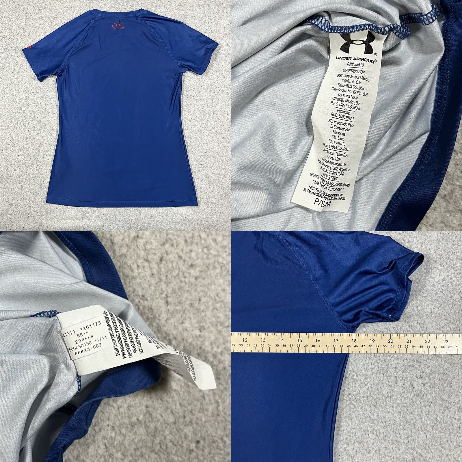 Under Armour Under Armour Shirt Womens S Fitted HeatGear Superman Dc Comics Workout Gym Top Size S / US 4 / IT 40 - 8 Thumbnail