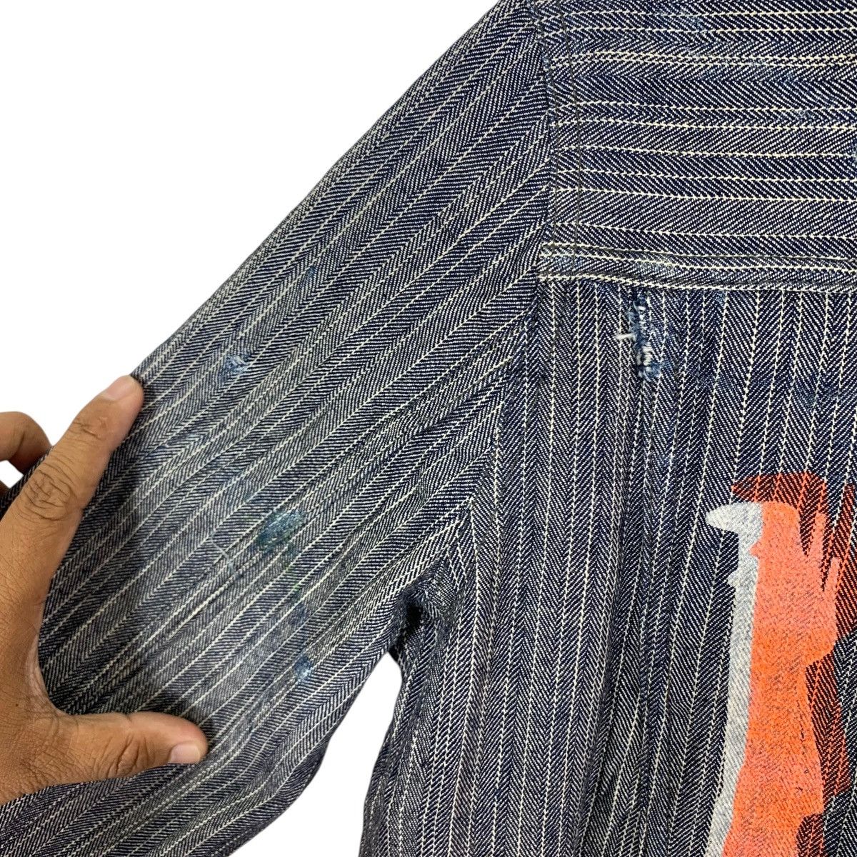 Yaponskii VINTAGE YAPONSKII JAPANESE MONOMANIA DENIM TRUCKERS Size US S / EU 44-46 / 1 - 9 Thumbnail