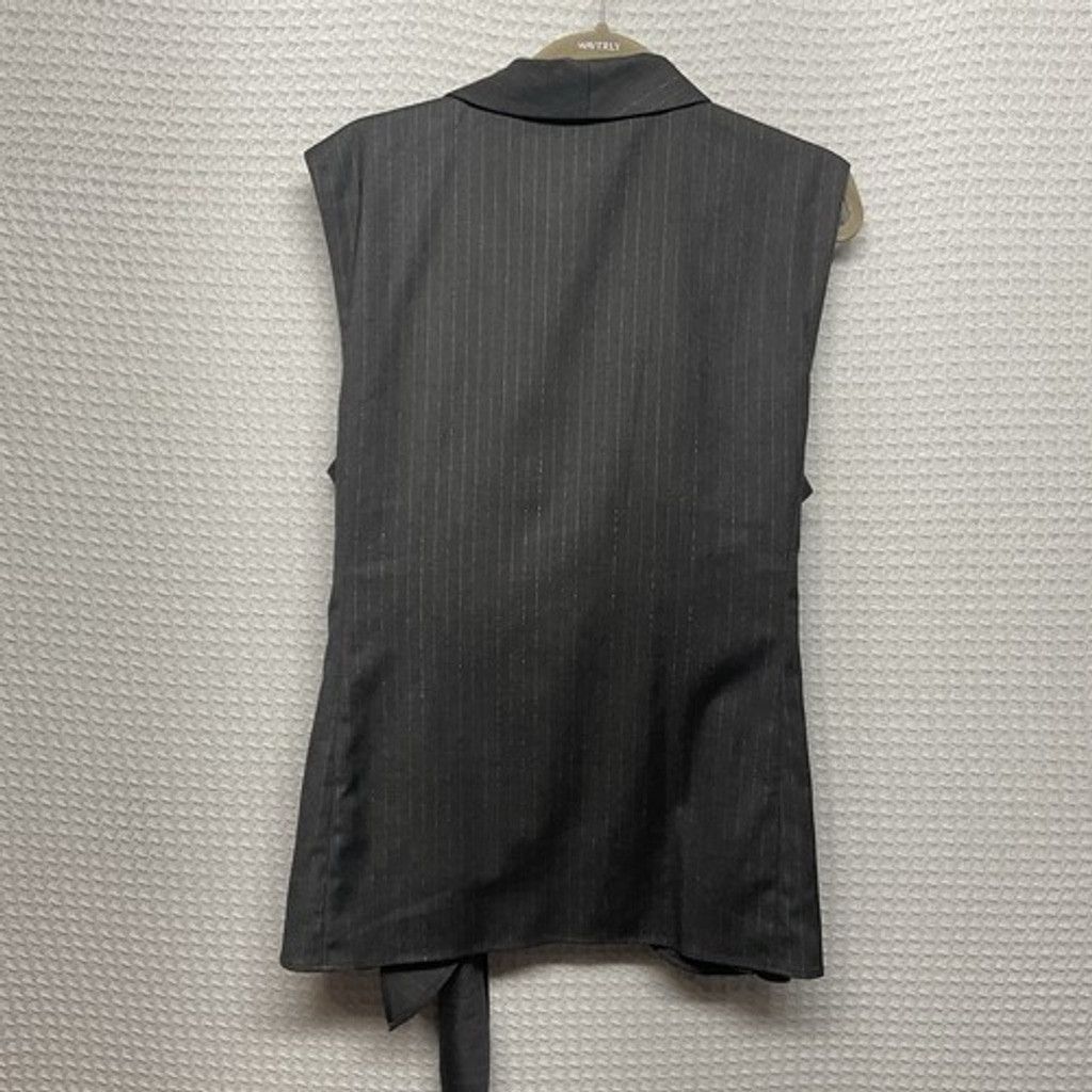Donna Karan NWT Donna Karan New York Pinstripe Wrap Vest/Blazer Women XL Size XL / US 12-14 / IT 48-50 - 7 Thumbnail