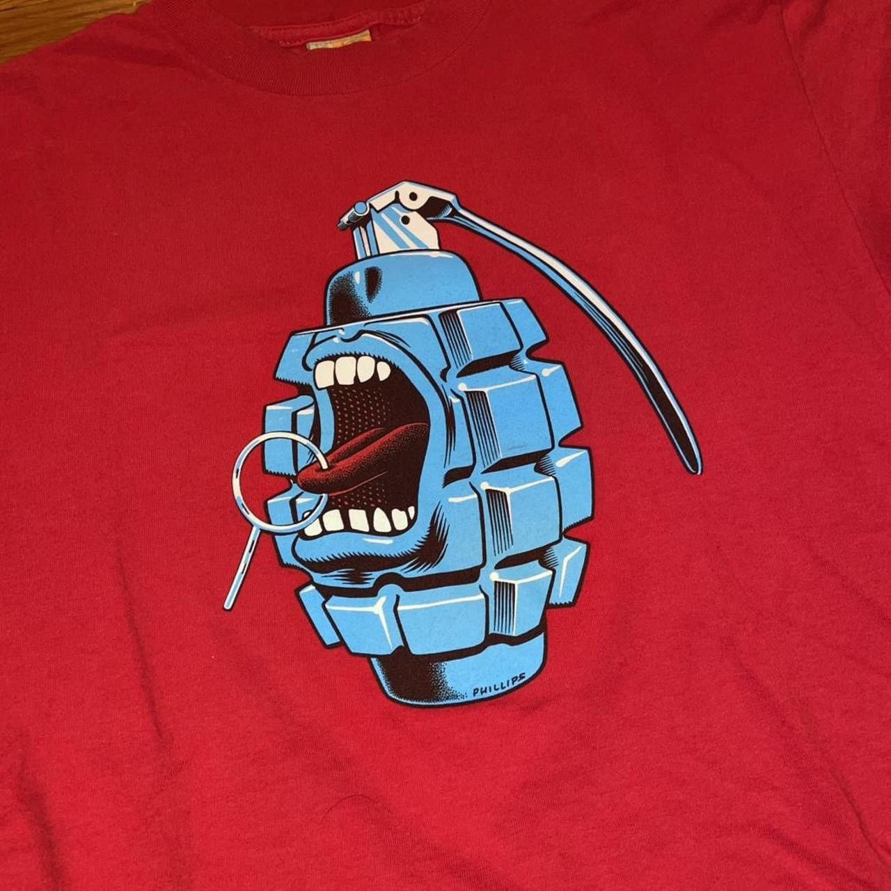 Grenade 2007 2008 Grenade Santa Cruz Screaming Hand Phillips artist Size US M / EU 48-50 / 2 - 2 Thumbnail