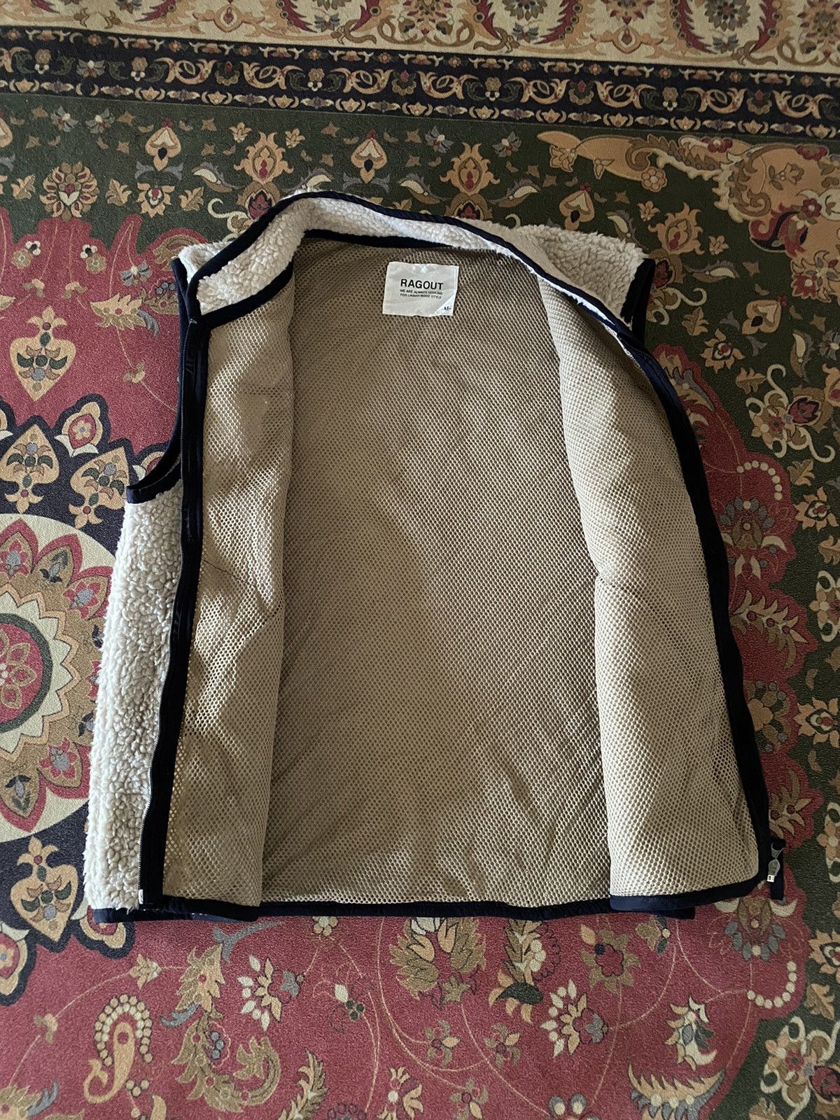 Japanese Brand Japanese Brand RAGOUT Single Pocket Fleece/Vest Jacket Size US M / EU 48-50 / 2 - 11 Thumbnail