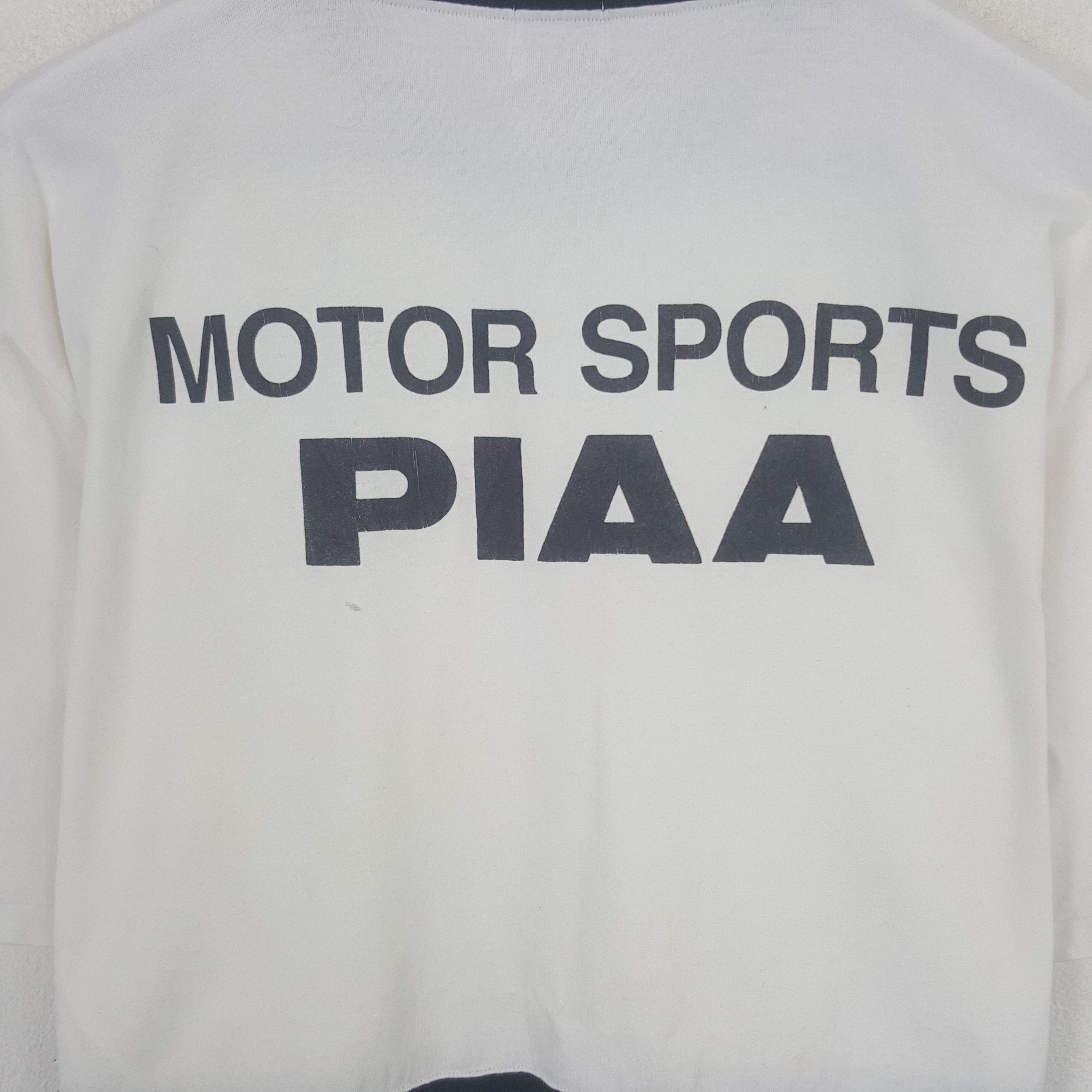 Japanese Brand Vintage PIAAA Motor Sports Racing T-shirt Size US L / EU 52-54 / 3 - 2 Thumbnail