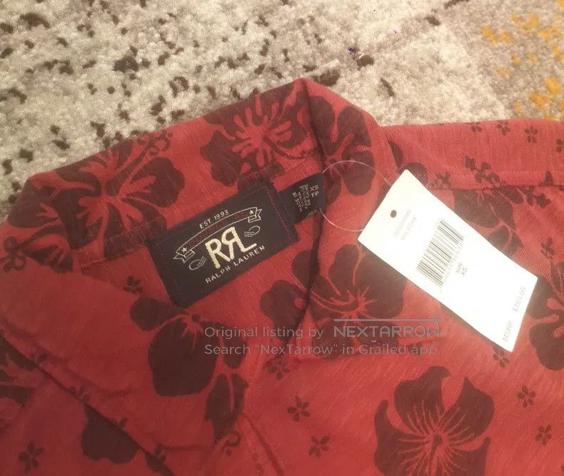 RRL Ralph Lauren RRL Ralph Lauren American vintage Knit Hawaiian Shirt Size US XS / EU 42 / 0 - 3 Thumbnail