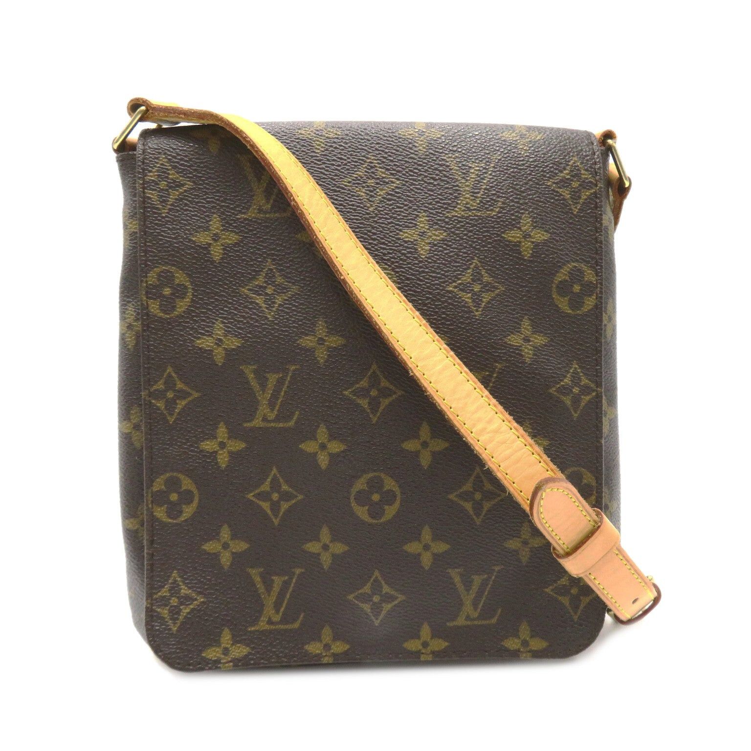 Louis Vuitton Louis Vuitton Musette Salsa Long Shoulder Bag Coated Canvas Monogram Brown Size ONE SIZE - 1 Thumbnail