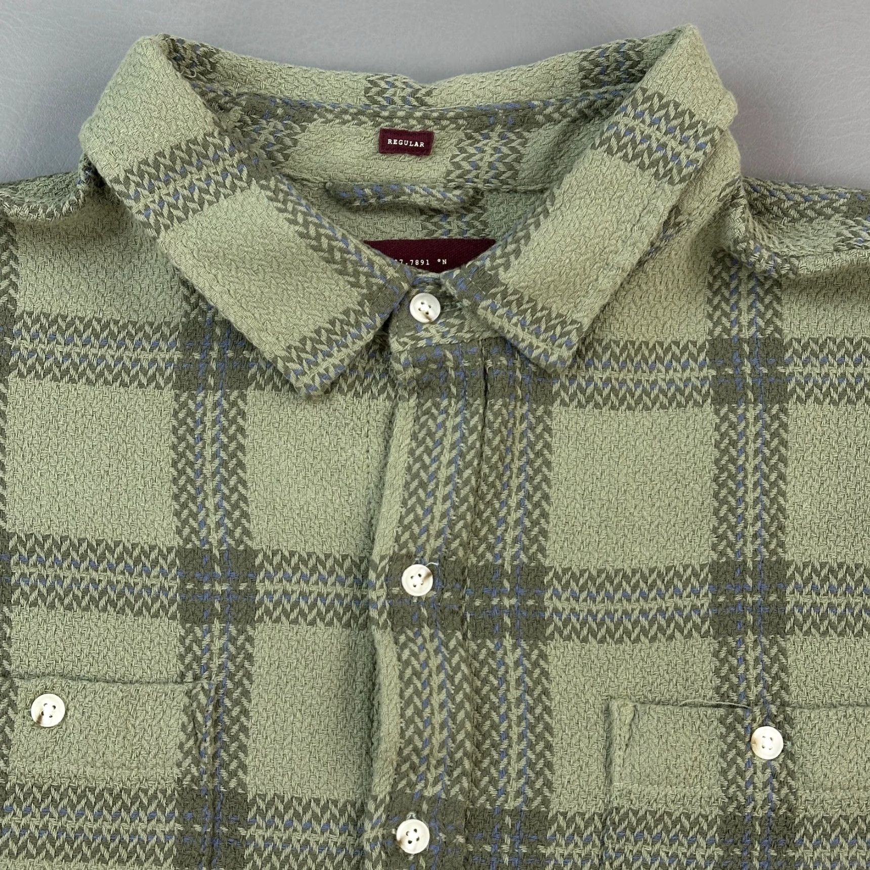 Vintage Alesbury Shirt Mens 3XL Tall Green Plaid Flannel Regular Fit Button Up Classic Shirts Mens 3XL Tall Green Plaid Flannel Button-Up Classic Size US XXL / EU 58 / 5 - 5 Thumbnail