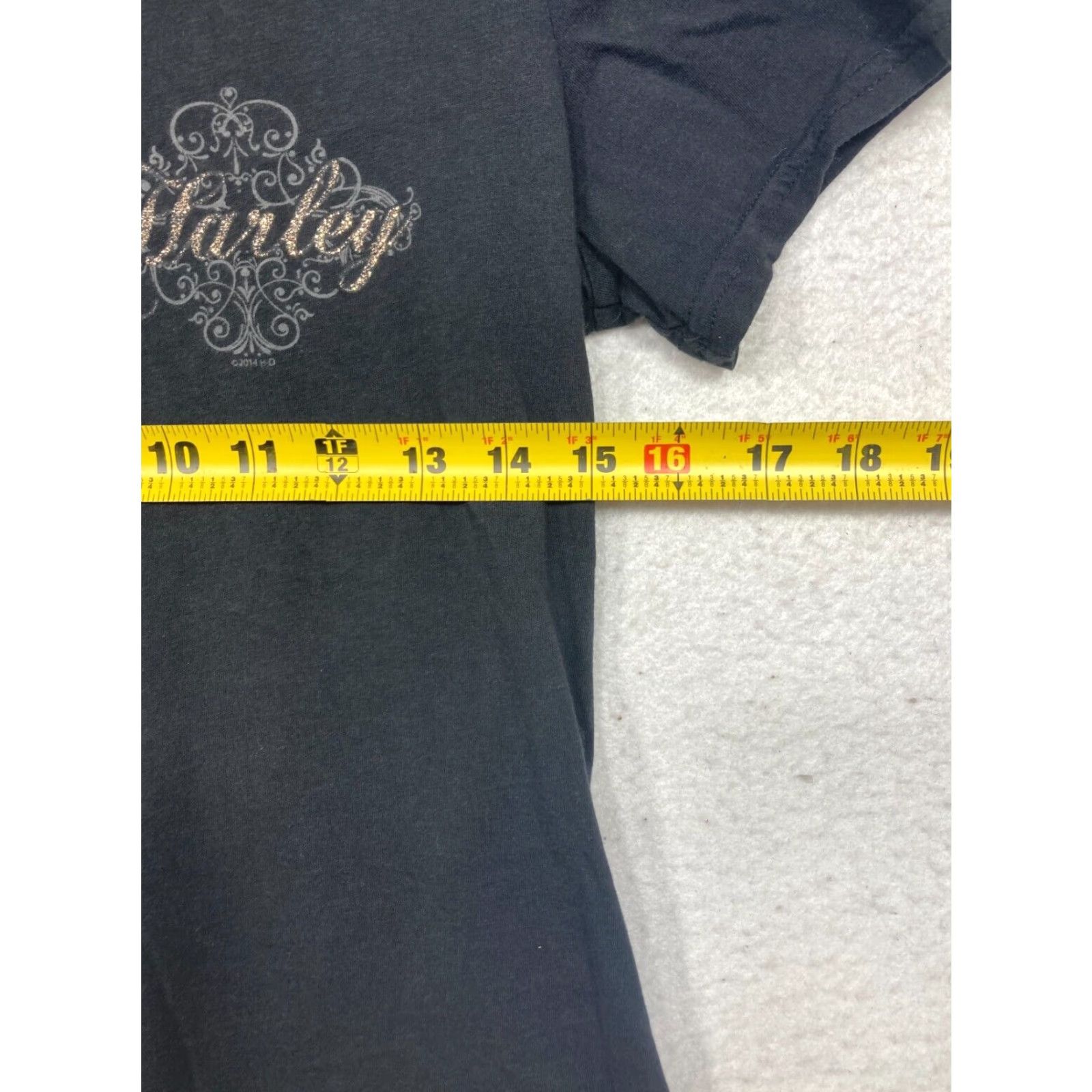 Harley Davidson Harley-Davidson Shirt Womens L Black Statesville NC Crown Women T-Shirt Graphic Logo Vintage: No Size L / US 10 / IT 46 - 6 Thumbnail