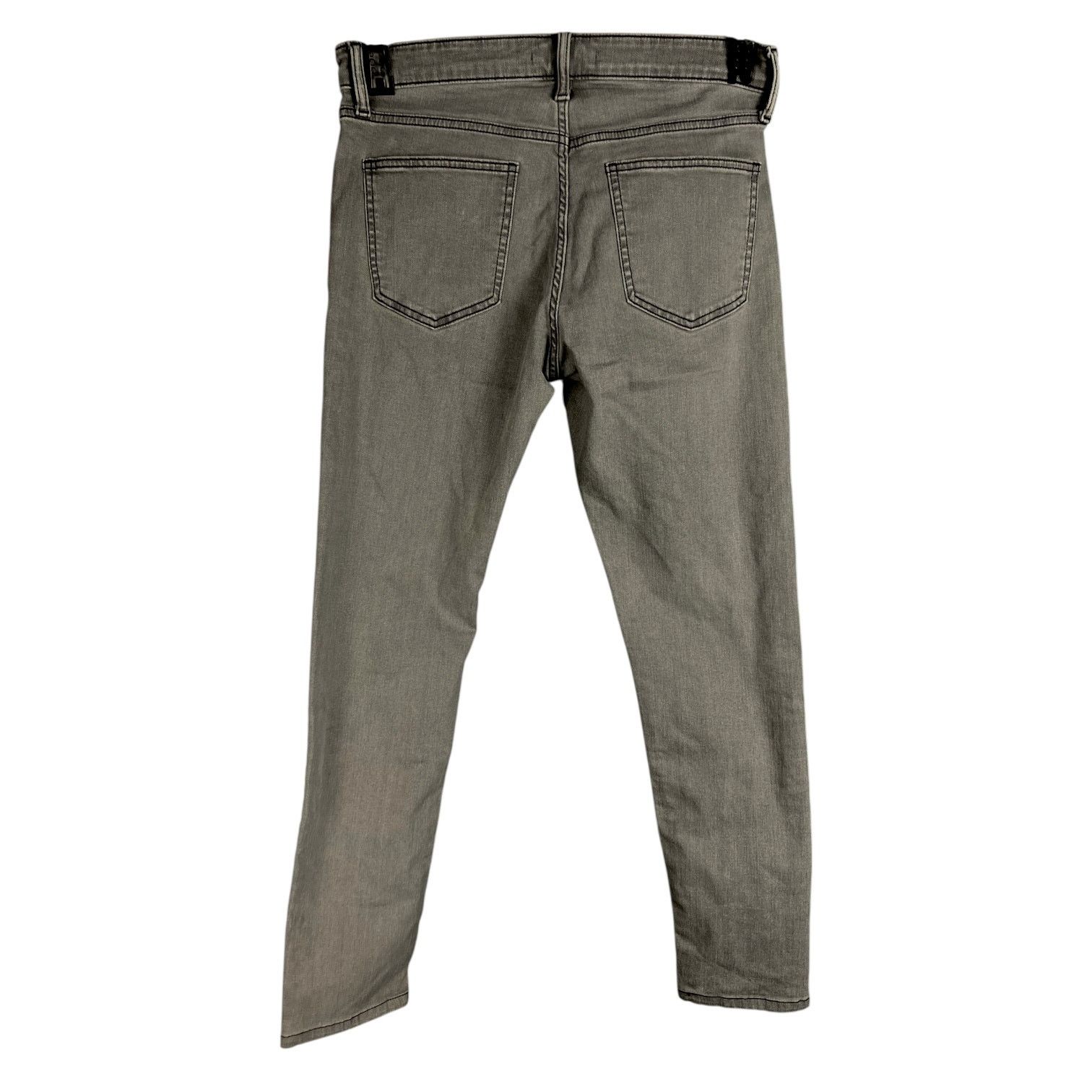 Uniqlo Men's Uniqlo Grey Slim Straight Casual Skater Jeans 33 x 34 Size US 33 - 6 Thumbnail
