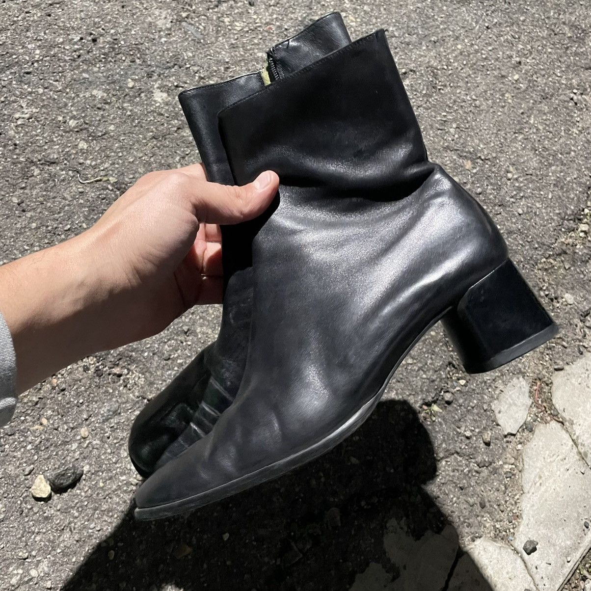 If Six Was Nine KENZO leather boots Balenciaga margiela style tabi platform Size US 8.5 / IT 38.5 - 8 Thumbnail