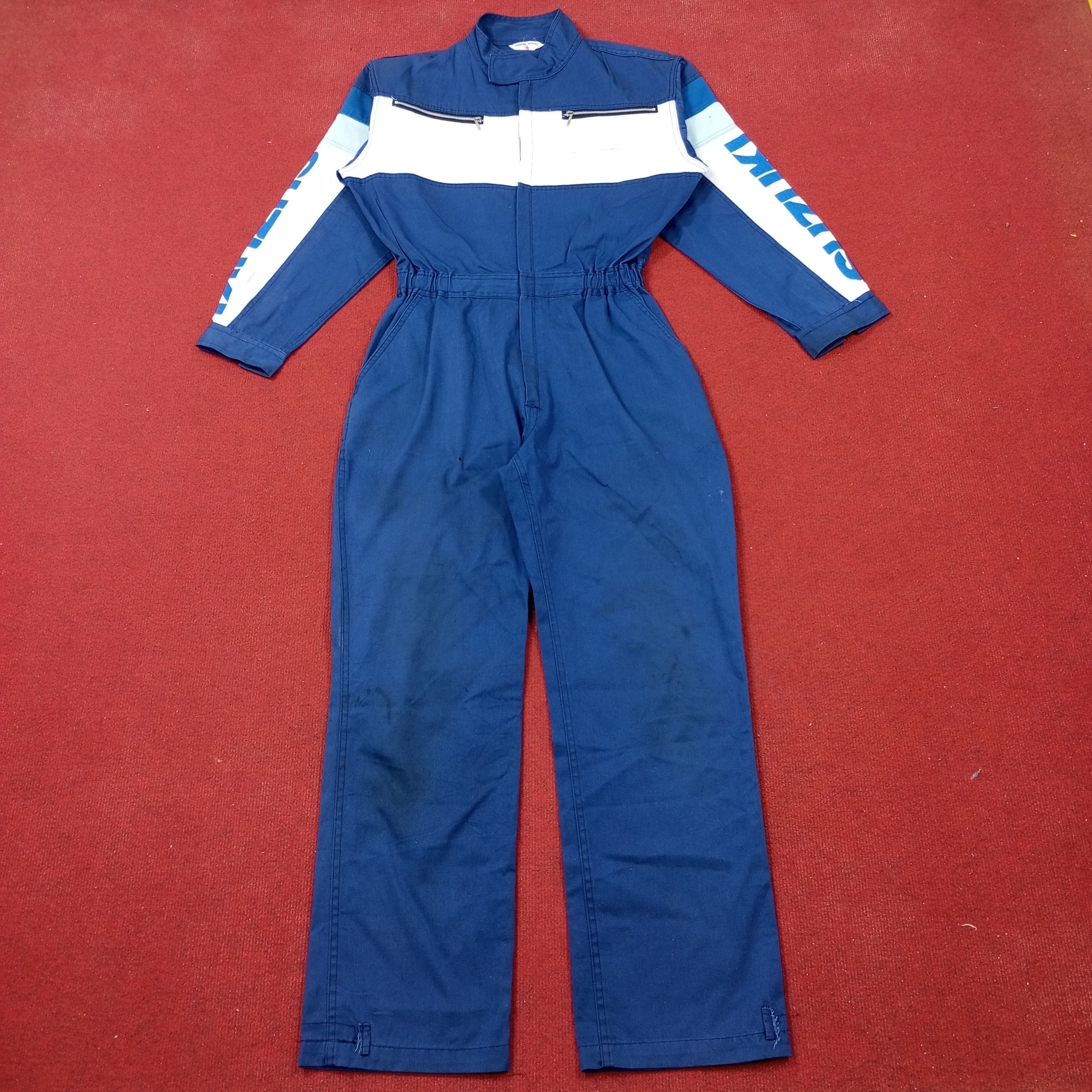 Japanese Brand × Vintage Team Suzuki Racing Workwear Style Coverall Jacket Size US M / EU 48-50 / 2 - 4 Thumbnail