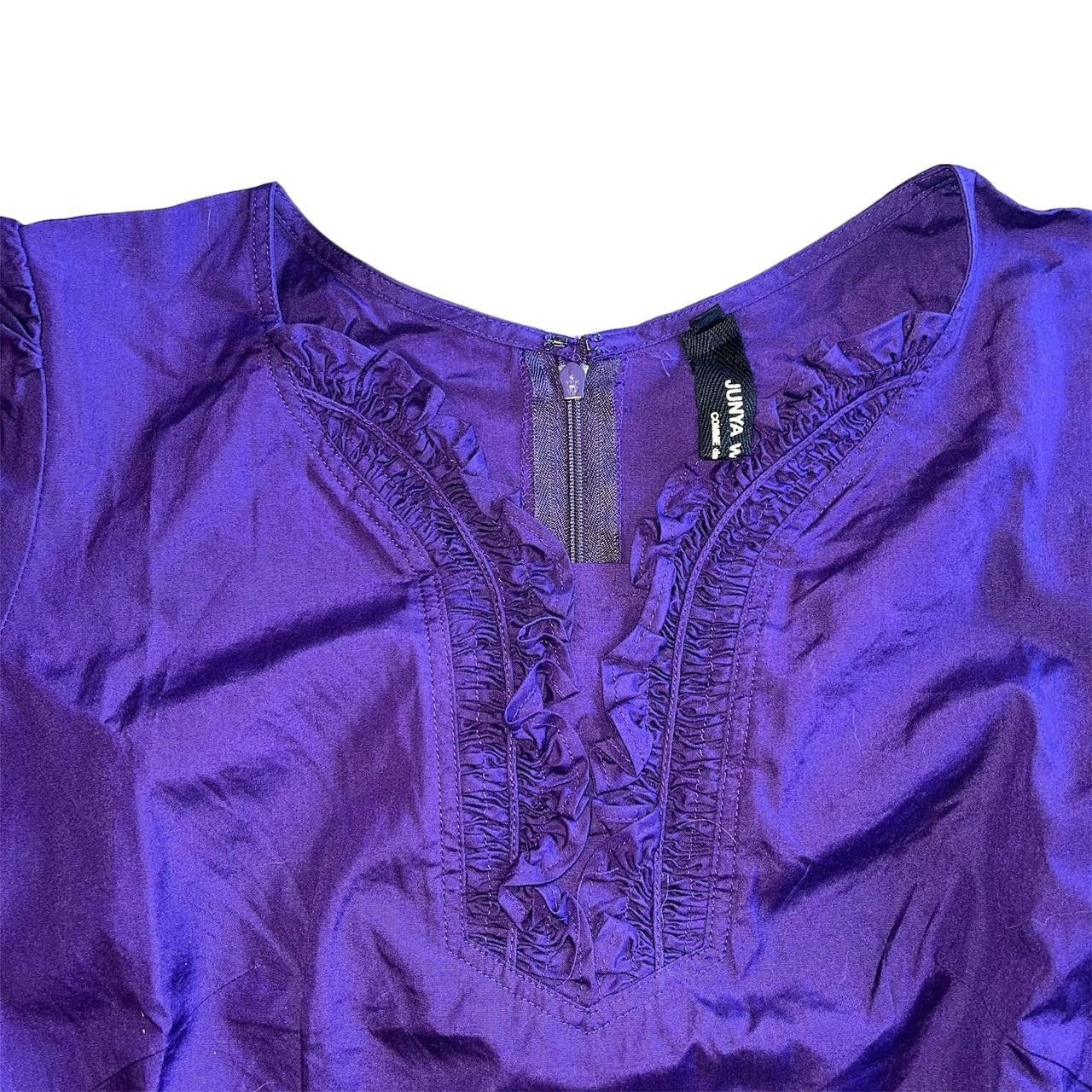 Junya Watanabe Vintage Junya Watanabe 2002 S/S Frill Neckline Top Size S / US 4 / IT 40 - 5 Thumbnail