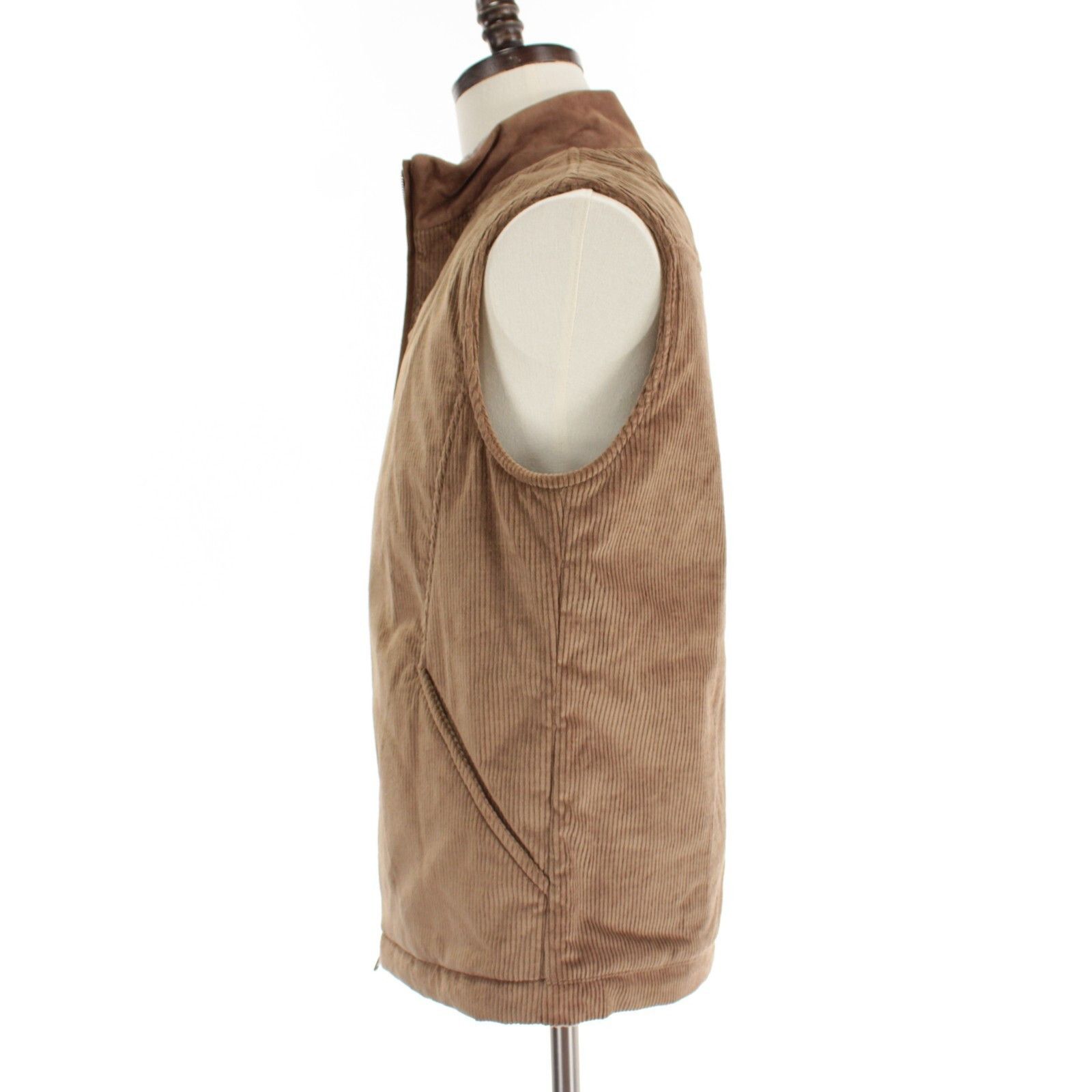 Luciano Barbera Luciano Barbera Vest Size M US In Brown Cotton Blend Size US M / EU 48-50 / 2 - 5 Thumbnail
