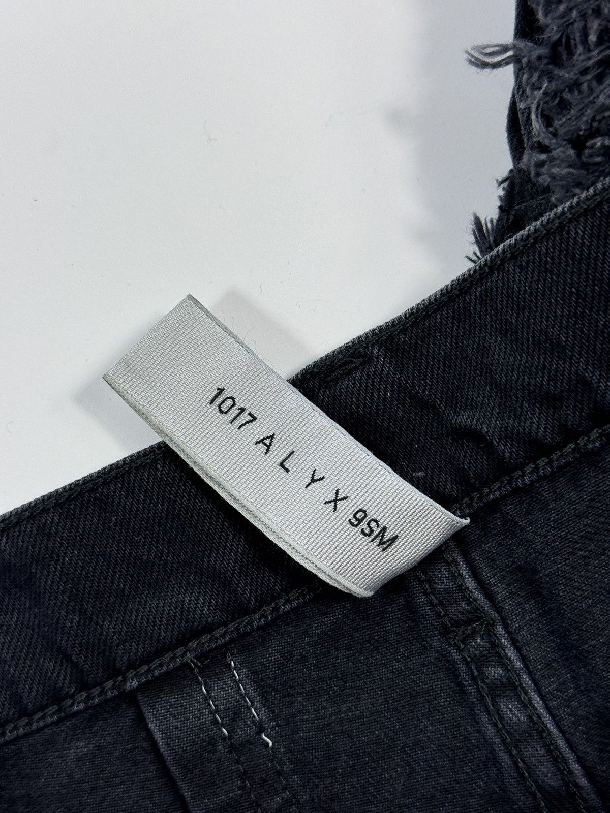 1017 ALYX 9SM × Blackmeans DISTRESSED DETAILED DENIM JEANS Size US 32 / EU 48 - 8 Thumbnail