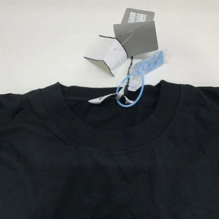 Balenciaga Multilingual Logo Print Black T-Shirt 0079-2507