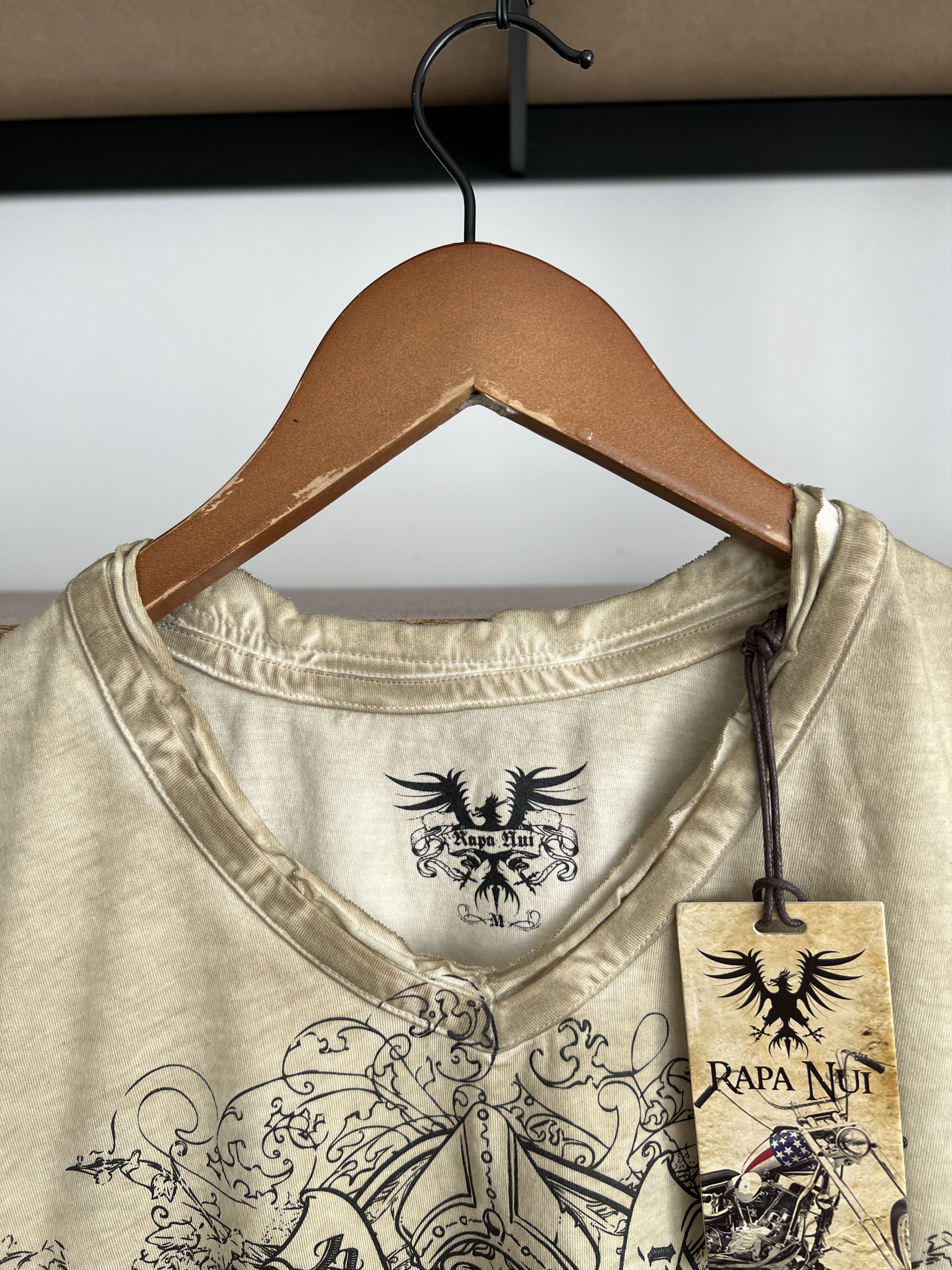 Affliction Affliction Style Rapa Nui Eagle Skull Y2K T-shirt Size US M / EU 48-50 / 2 - 9 Thumbnail