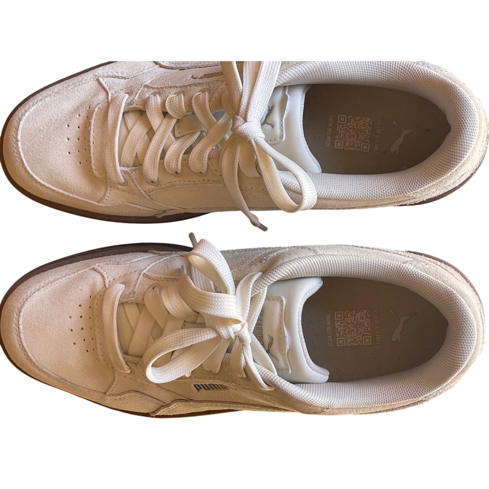 Puma Puma Carina Lift Suede Platform Sneakers Cream Sole Sz 9.5 Size US 9.5 / IT 39.5 - 6 Thumbnail