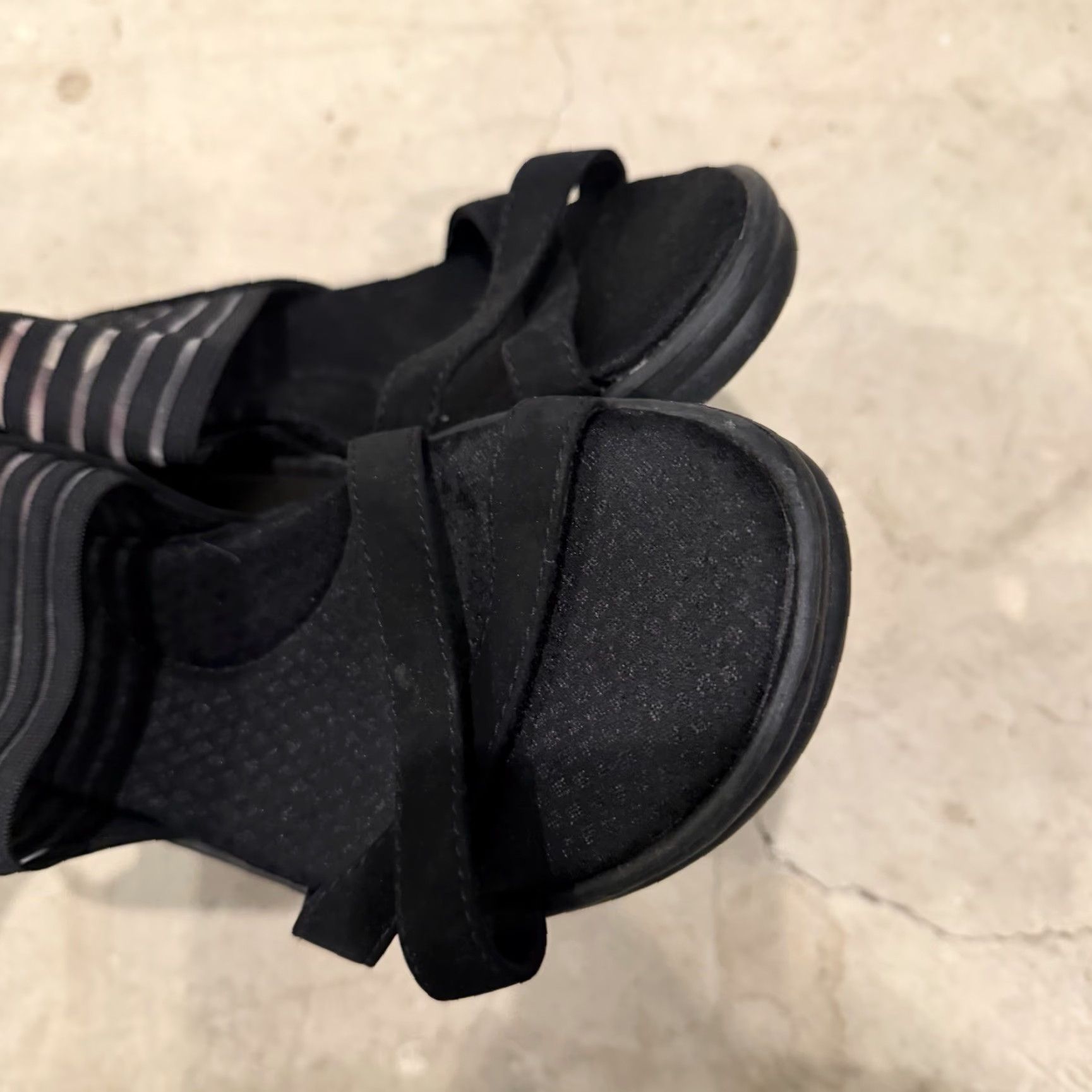 SKECHERS SKECHERS Black Wedge Sandals 31597 Rumble On Day Flirt Strappy Flip Flop Size 9 Womens Size US 6 / IT 36 - 5 Thumbnail
