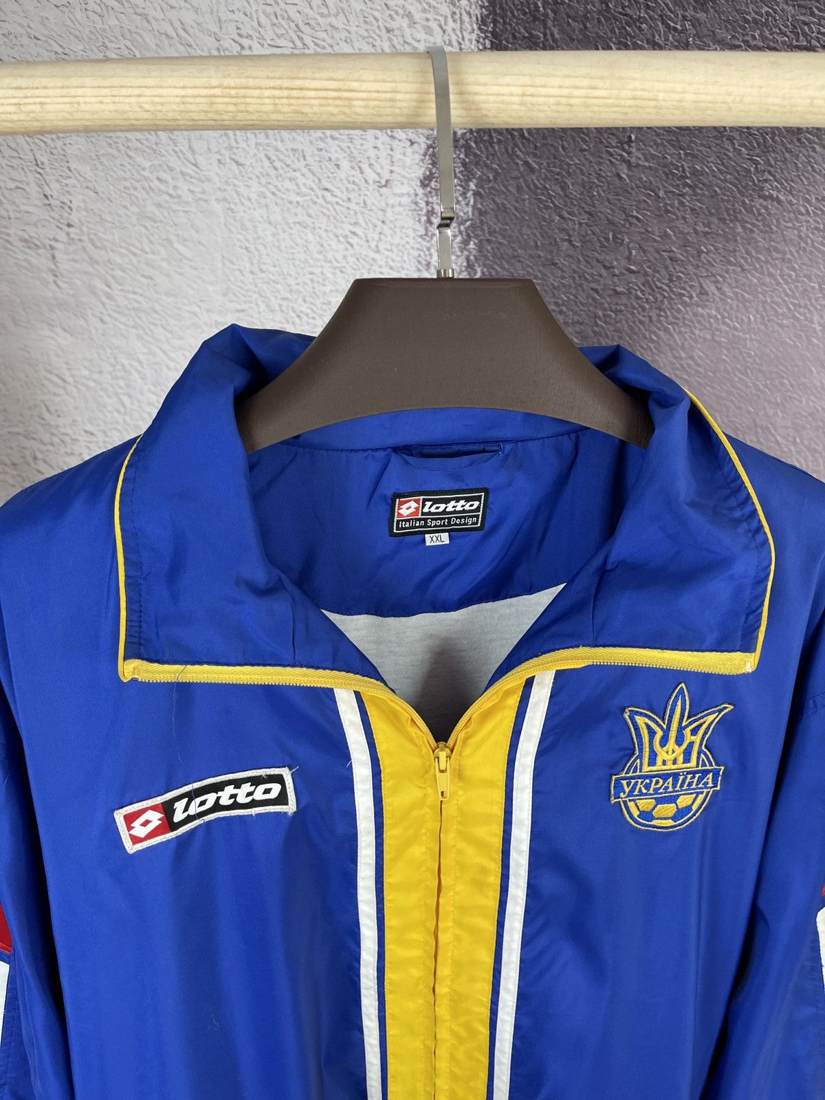 Lotto Sport Lotto Ukraine vintage soccer track suit jacket pants Україна Size US XXL / EU 58 / 5 - 7 Thumbnail