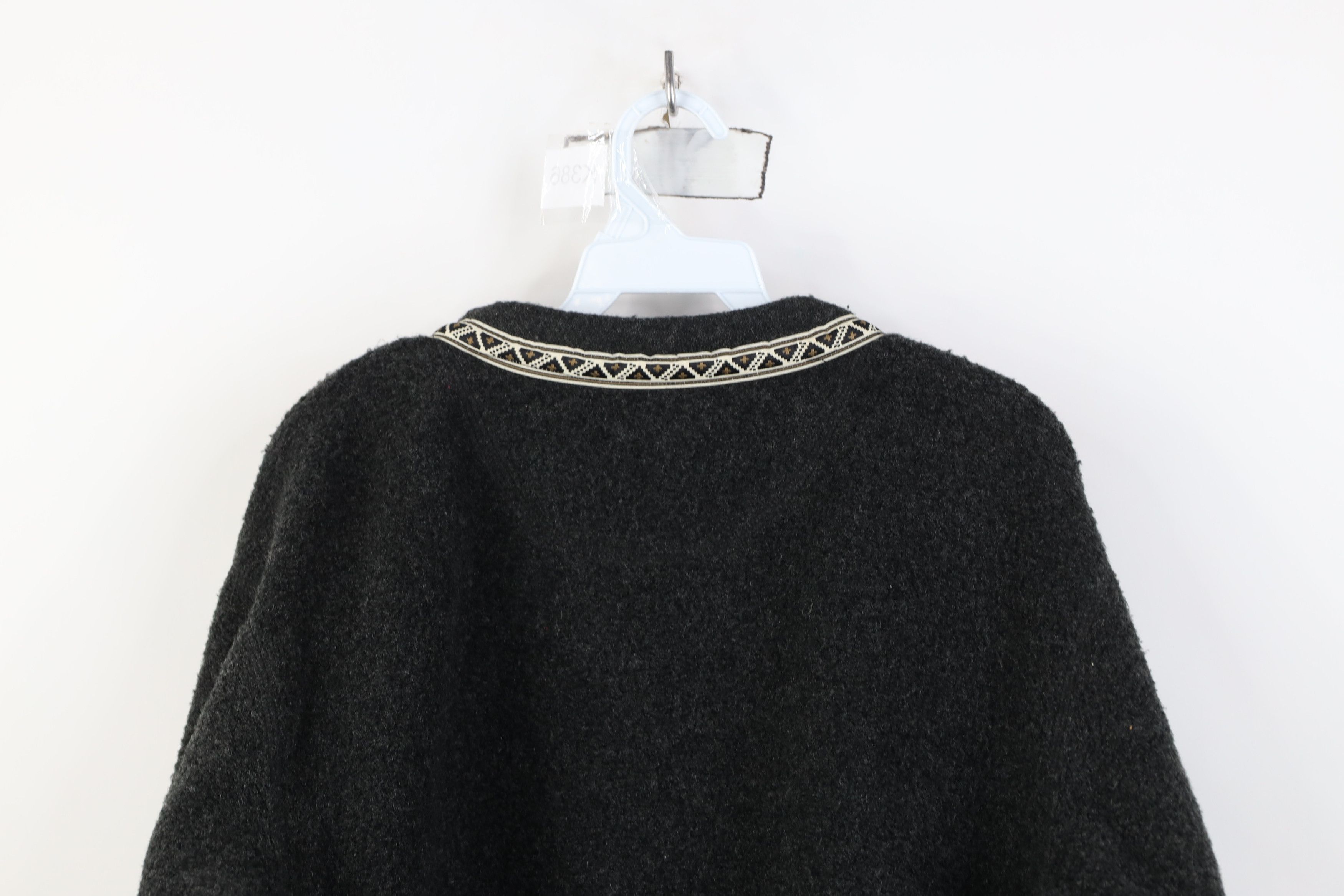 Vintage Vintage 90s Streetwear Knit Fair Isle Cardigan Sweater Size M / US 6-8 / IT 42-44 - 14 Thumbnail