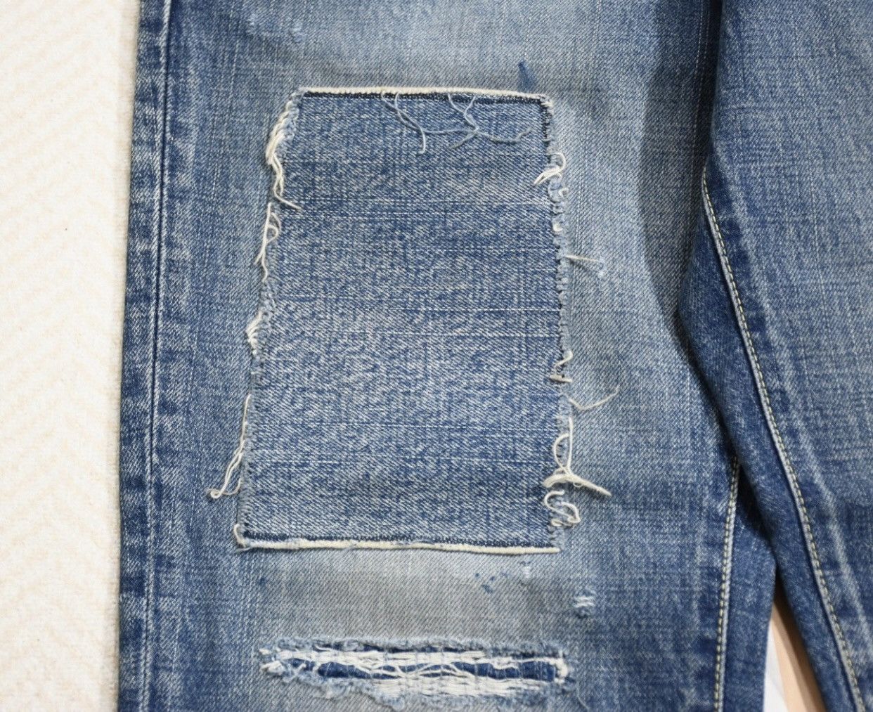 Visvim Visvim Social Sculpture 04 Damaged-14 04D14 Destroy Jeans Size US 34 / EU 50 - 7 Thumbnail