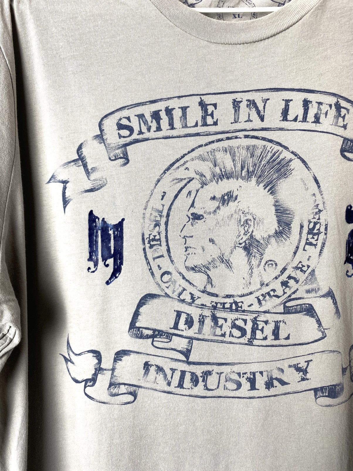 Diesel Y2K Vintage Diesel Punk Tee Shirt Archive Hype Size US XL / EU 56 / 4 - 3 Thumbnail