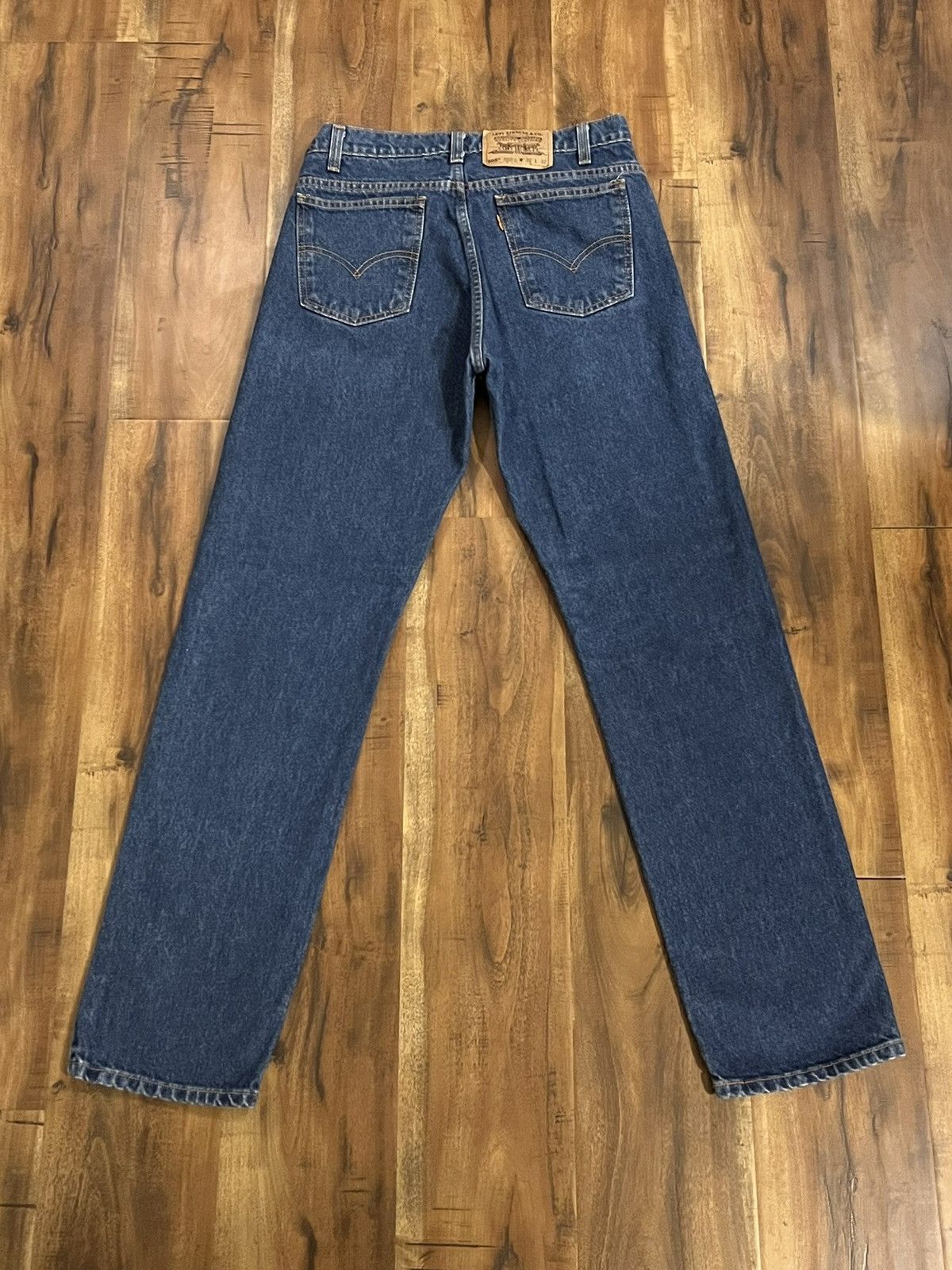 Levi's Vintage Clothing Levi’s 505 Regular Fit Straight Leg Orange Tab 90’s Vintage Size US 30 / EU 46 - 3 Thumbnail