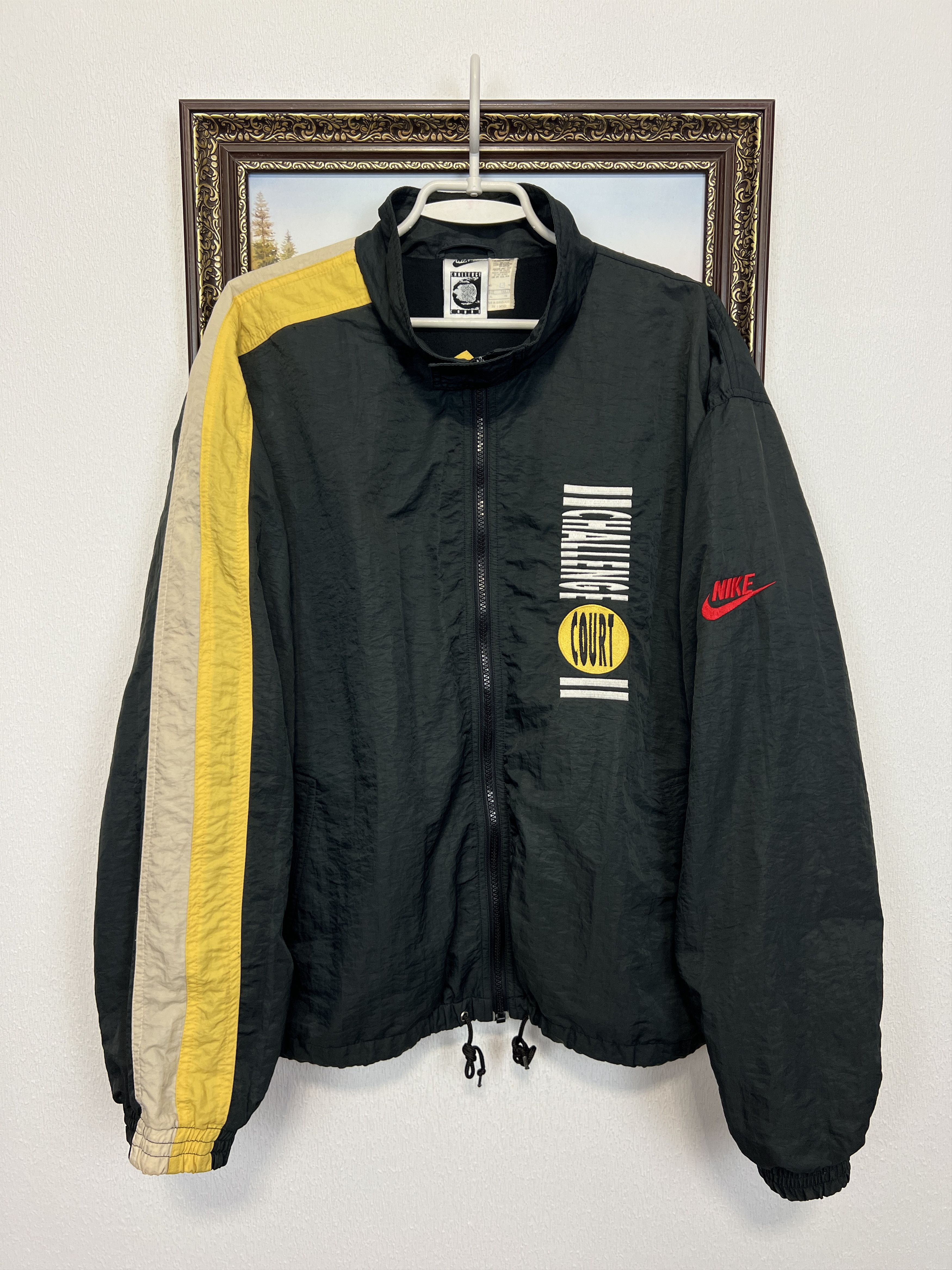 Nike Vintage Nike Challenge Court Andre Agassi Jacket Track Top Size US XL / EU 56 / 4 - 2 Thumbnail