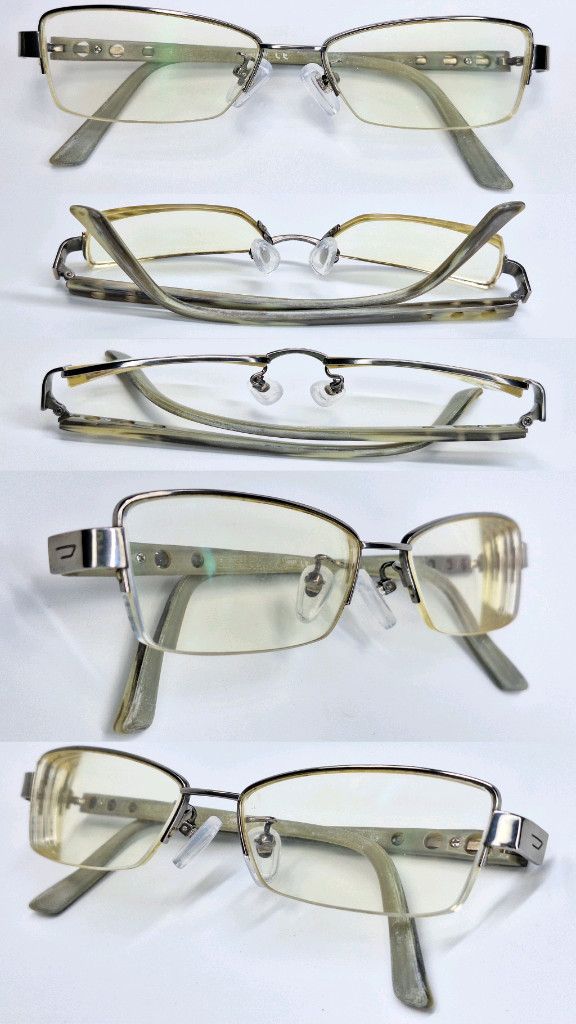 Diesel DIESEL DV-3508J Titanium Half-Rim Glasses Japan Made Mint Size ONE SIZE - 2 Thumbnail