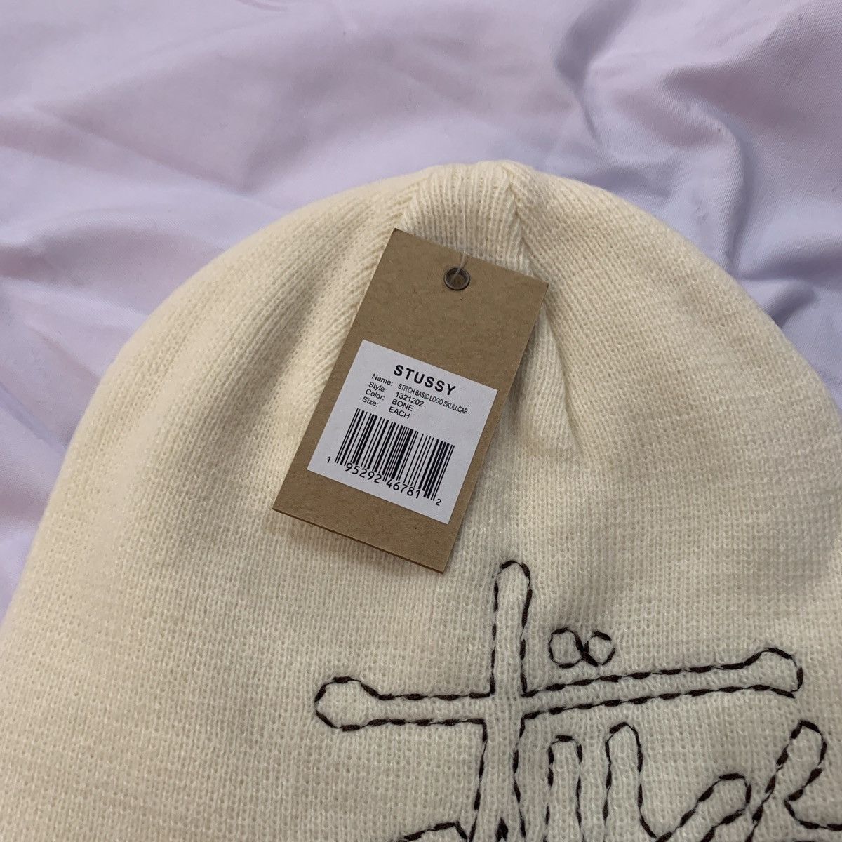 Other Stussy Stitch Logo Skullcap Beanie Size ONE SIZE - 3 Thumbnail
