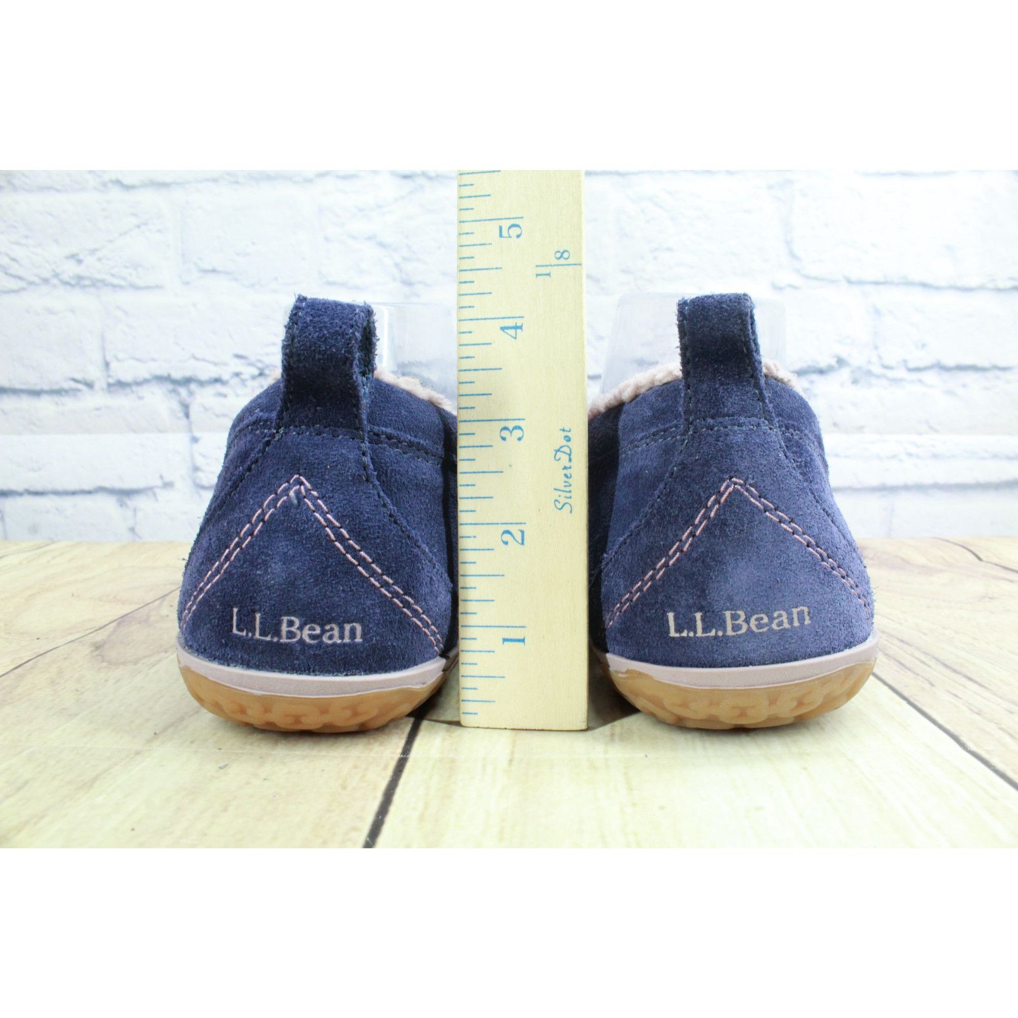 L.L. Bean LL Bean Women's Fleece Lined Mountain Moccasin Slippers Size US 10 / IT 40 - 6 Thumbnail