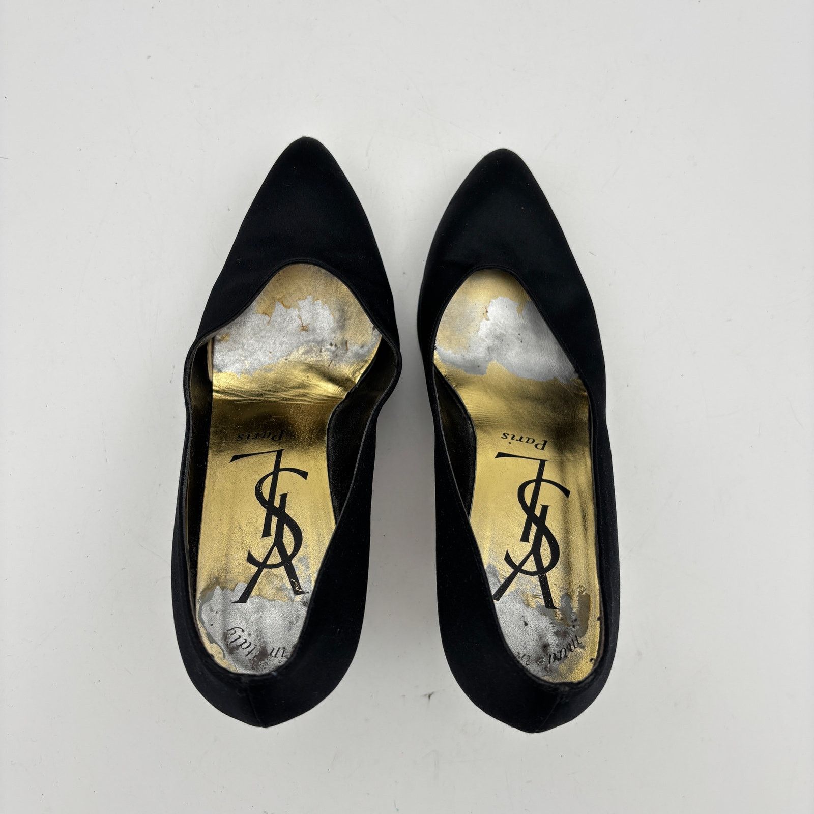 Yves Saint Laurent Yves Saint Laurent YSL Paris Satin Pumps Heels Women's 8M Size US 8 / IT 38 - 6 Thumbnail