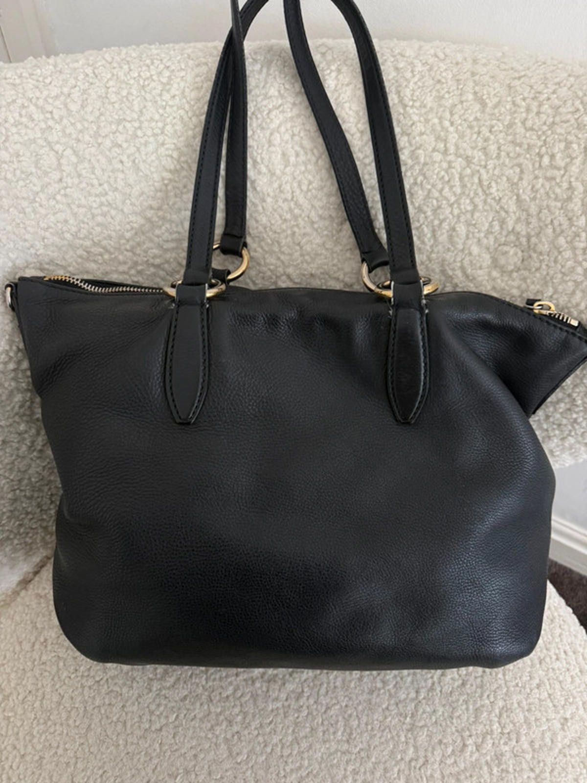 Miu Miu Miu Miu black leather tote bag Size ONE SIZE - 6 Thumbnail