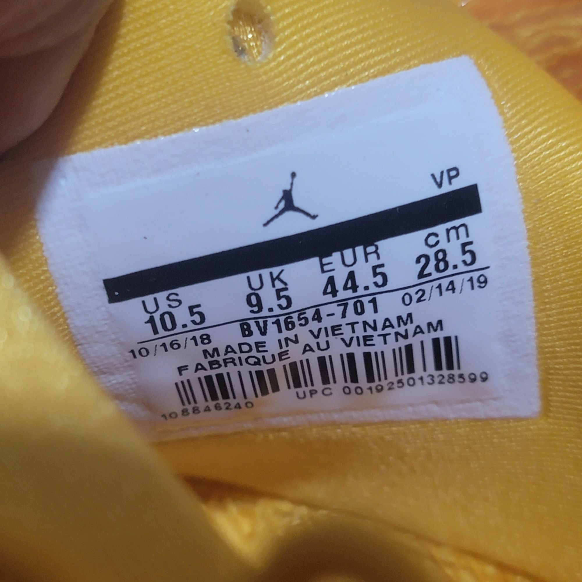 Jordan Brand ⭐Jordan Proto-React Yellow 10.5 Men Shoes Space Aesthetic Li Size US 10.5 / EU 43-44 - 9 Thumbnail