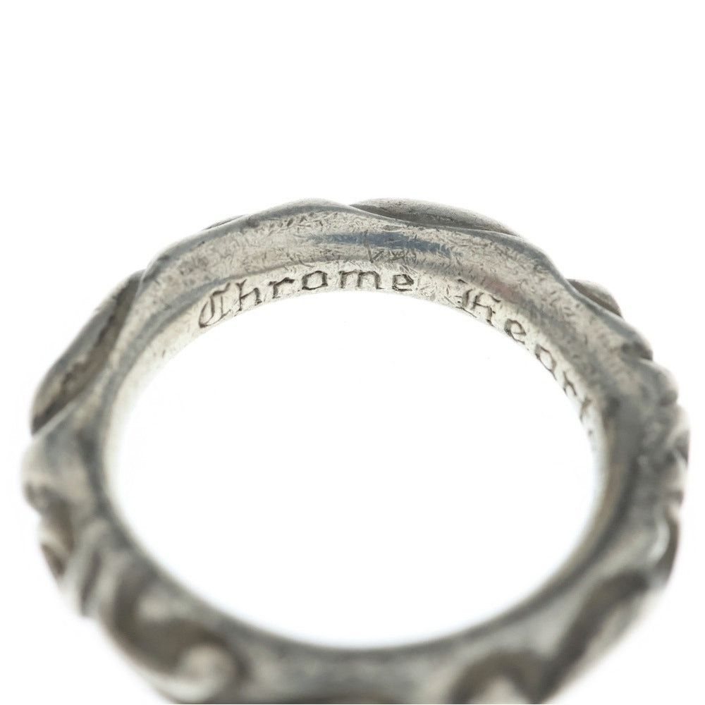 Chrome Hearts CHROME HEARTS SCRL BAND Silver Ring Size ONE SIZE - 4 Thumbnail