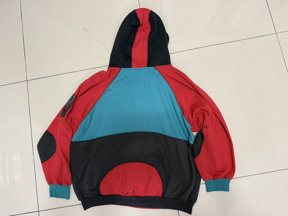 Adidas 80s Vintage Adidas Colourblock hoodie Size US M / EU 48-50 / 2 - 6 Thumbnail