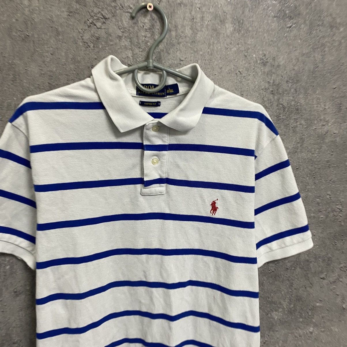 Polo Ralph Lauren Men’s Vintage 90s Polo Ralph Lauren Polo T-Shirt Striped Size US L / EU 52-54 / 3 - 5 Thumbnail