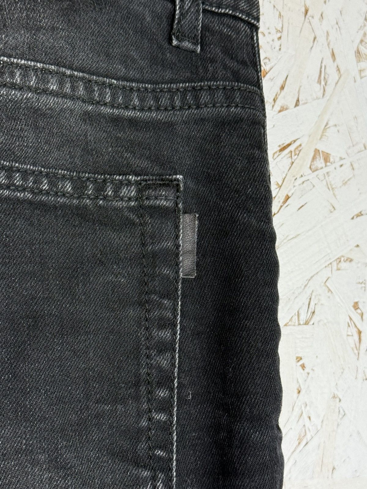 Saint Laurent Paris Saint Laurent Paris SS18 D05 W/SK-MW Black Skinny Jeans 28 Size 28" / US 6 / IT 42 - 10 Thumbnail