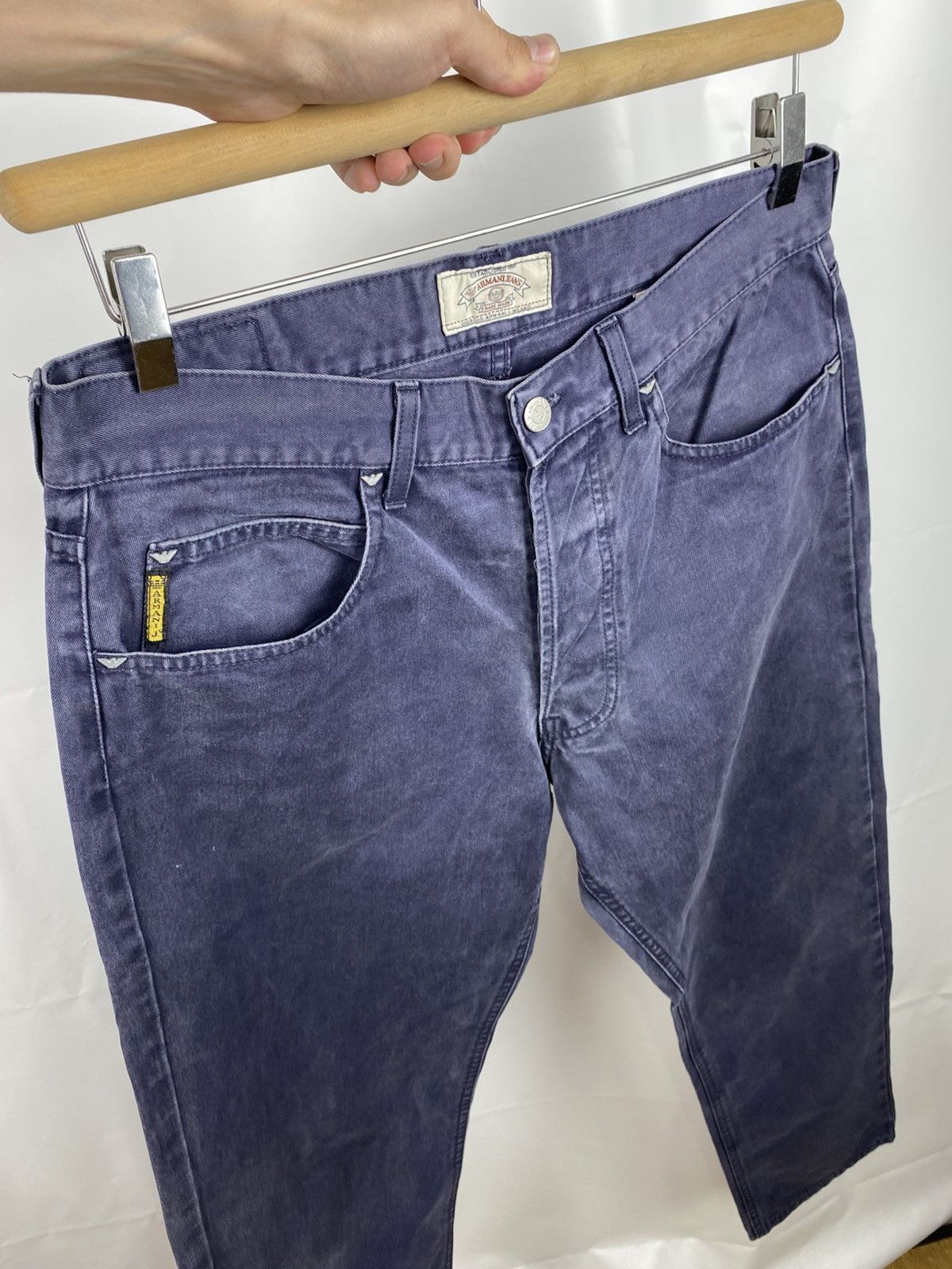 Armani Armani Jeans Vintage Men Denim Pants Navy Cotton size 34 Size US 34 / EU 50 - 5 Thumbnail