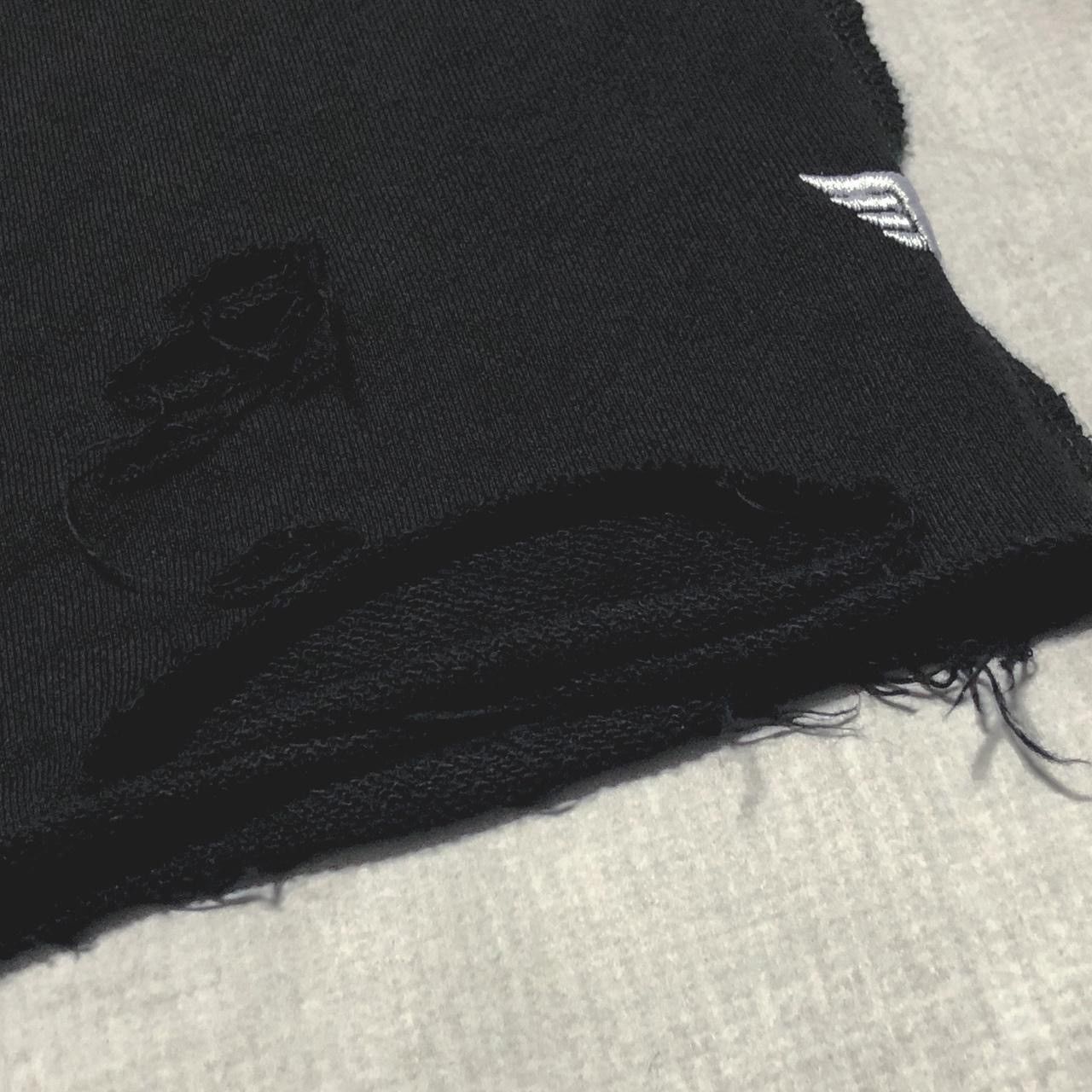 Other Black oversized crewneck sweatshirt with raw hem Size US L / EU 52-54 / 3 - 7 Thumbnail