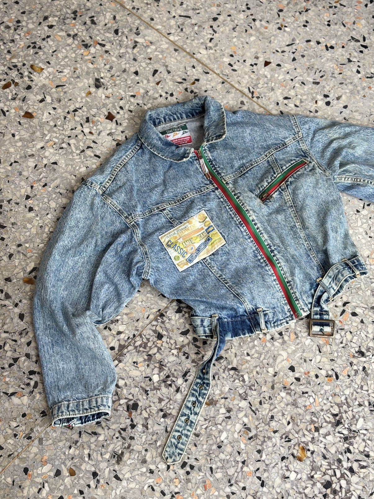 Edwin × Japanese Brand Edwin Jacket 🩵 stone wash 🏍️ Size US S / EU 44-46 / 1 - 1 Thumbnail