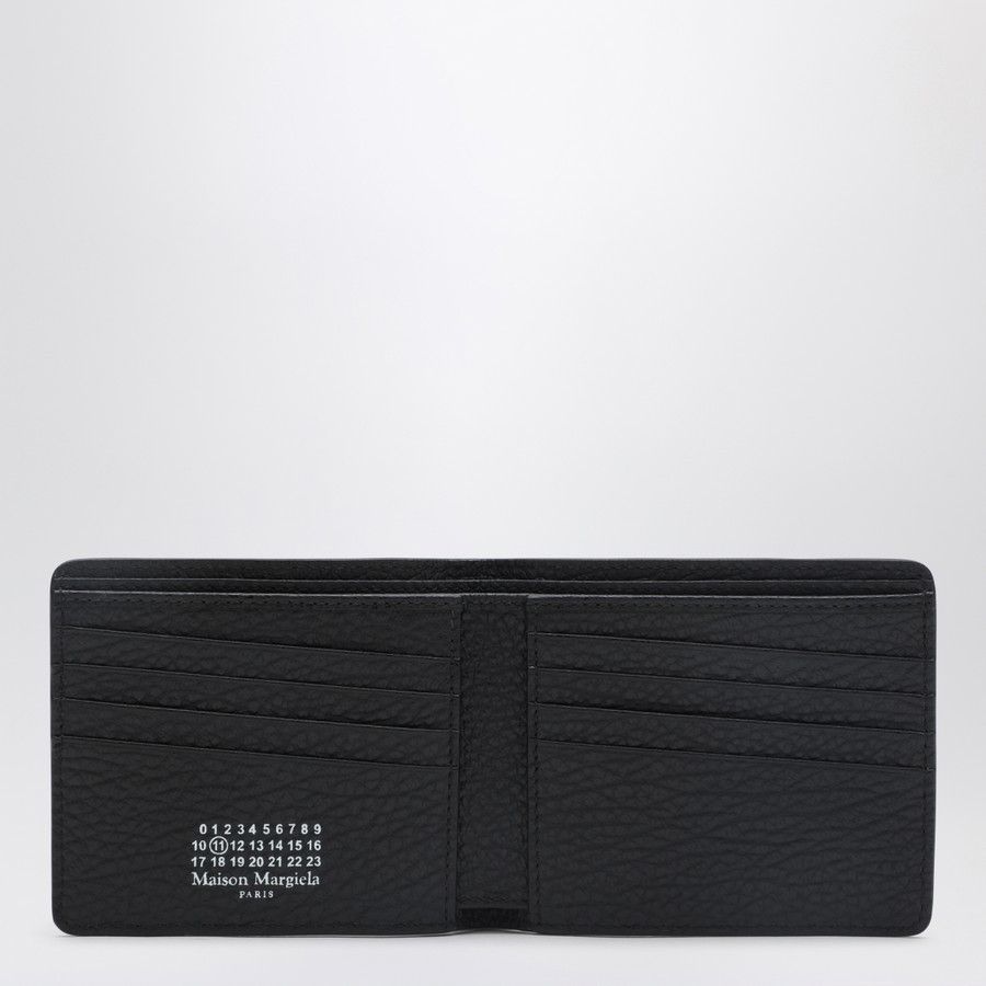 Maison Margiela o1w1db10525 Size: OS / Leather Bifold Wallet in Black Size ONE SIZE - 2 Thumbnail