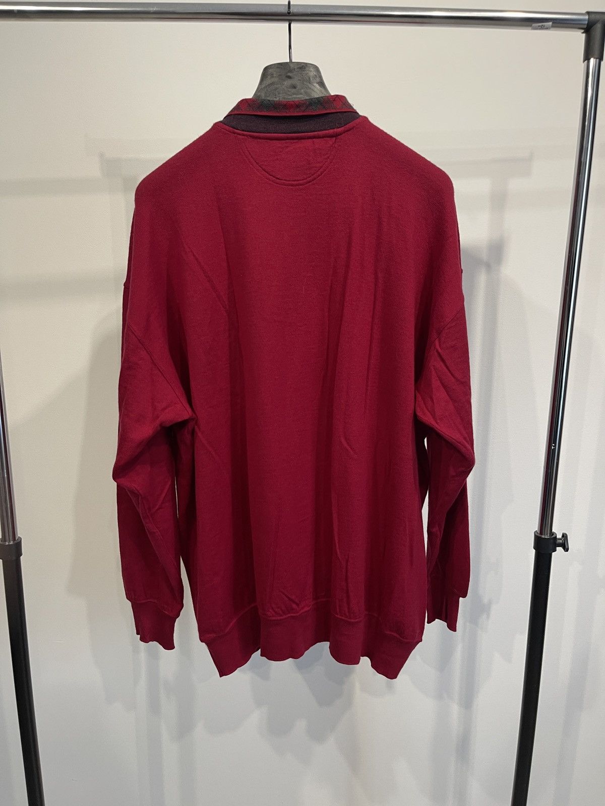 Paul & Shark Vintage Paul & Shark wool sweater polo long sleeve red Size US XXL / EU 58 / 5 - 9 Thumbnail