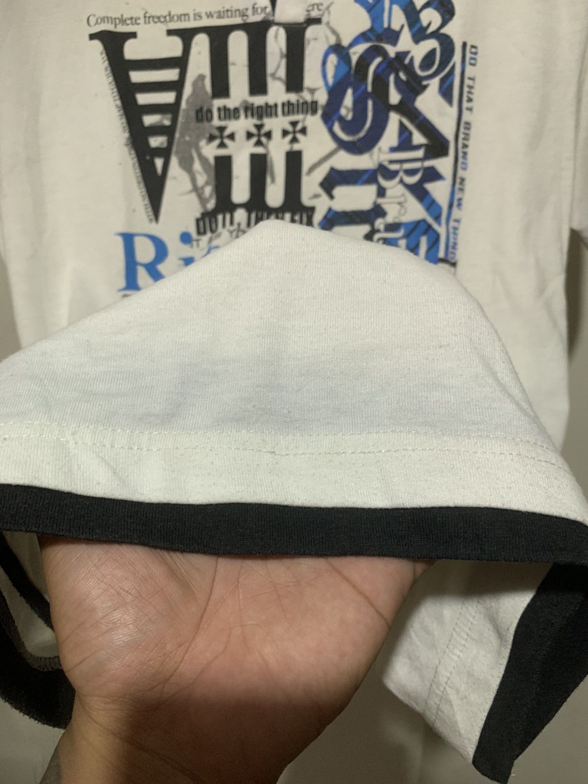 Japanese Brand Japanese Vogon Poem Double Layer Tee Shirt Size US L / EU 52-54 / 3 - 4 Thumbnail