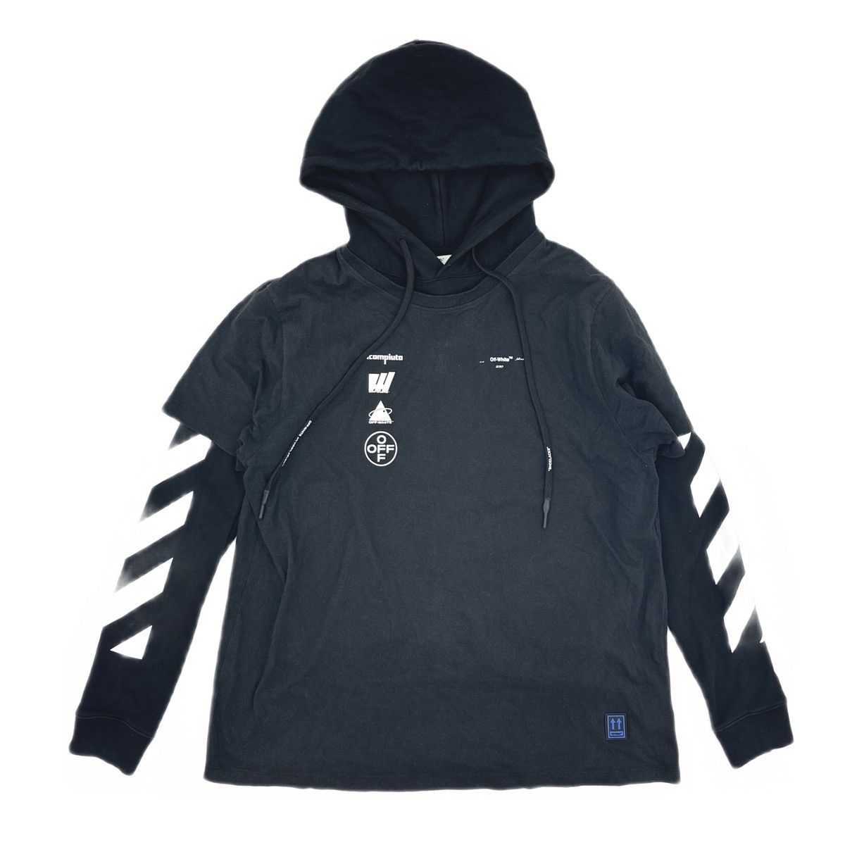 Off-White Off-white cabin baggage shirt hoodie | Grailed