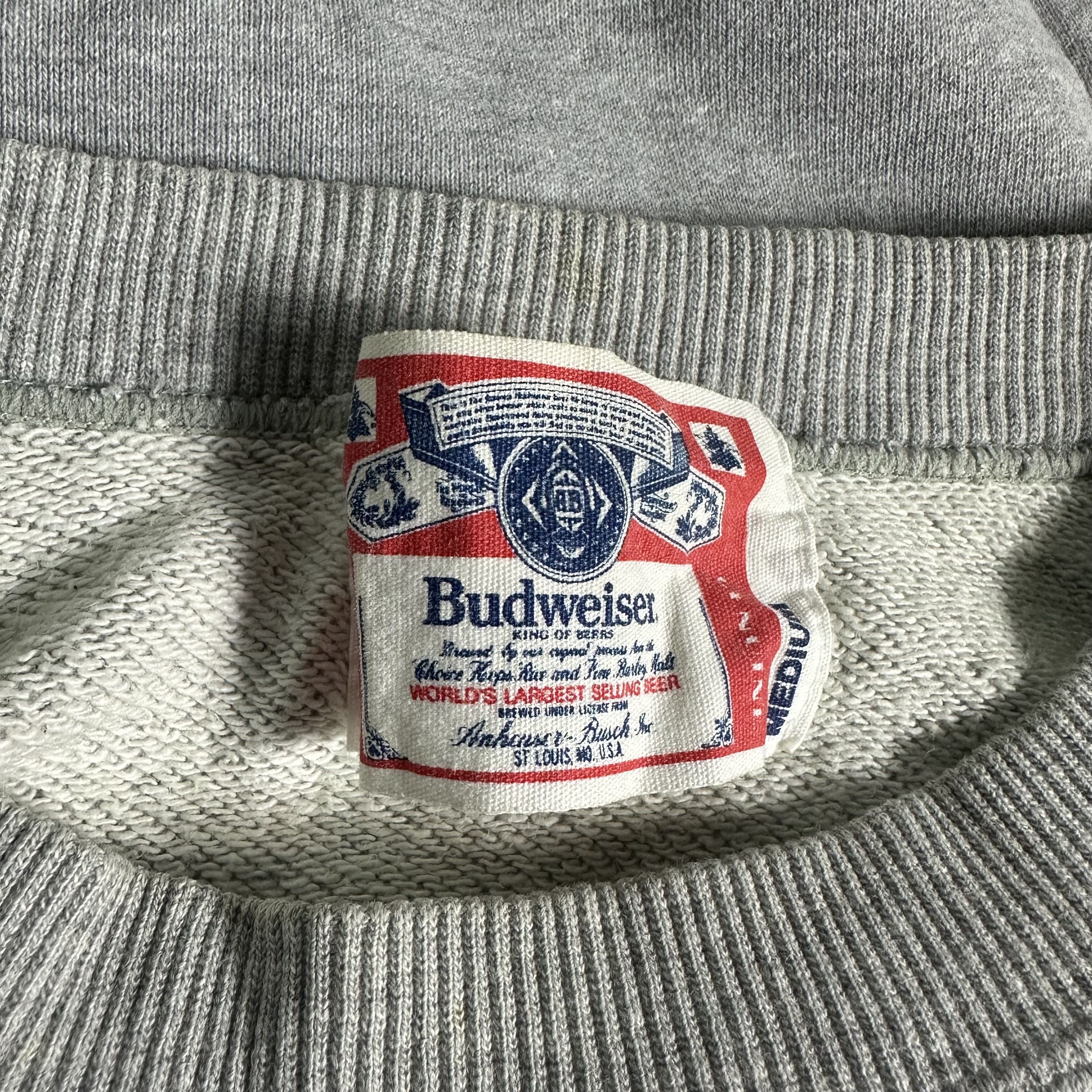 Budweiser 🔥RARE🔥Vintage Budweiser Beer Spell Out Crewneck Sweatshirt Size US M / EU 48-50 / 2 - 4 Thumbnail