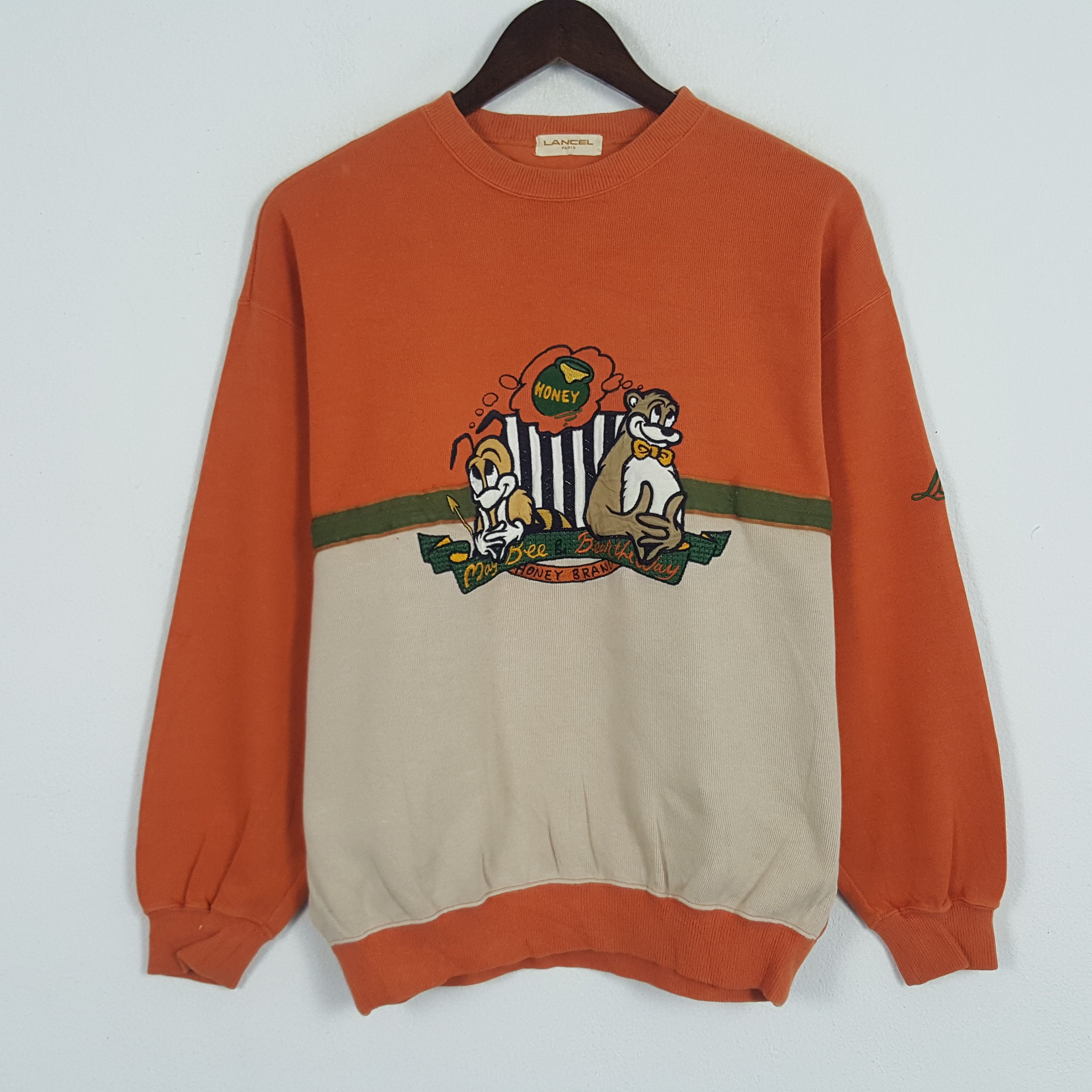 Lancel × Vintage Vintage Lancel Honey Sweatshirt Size US M / EU 48-50 / 2 - 1 Thumbnail