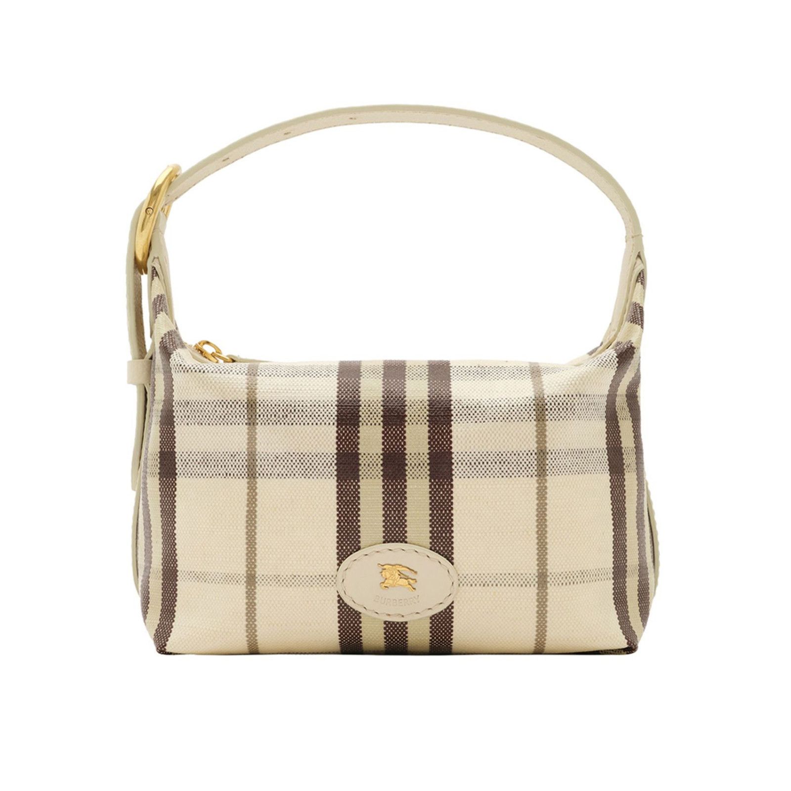 Burberry BURBERRY Highlands Mini Light Beige Top handle Bag New & Aut Size ONE SIZE - 1 Thumbnail